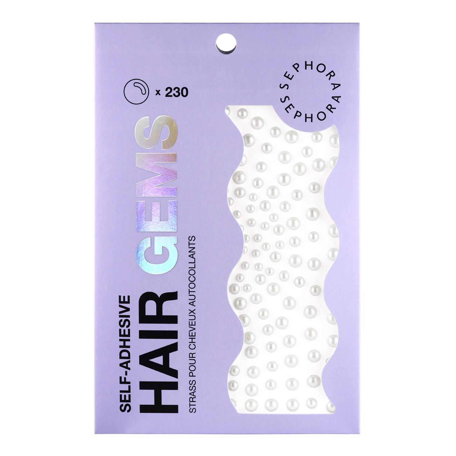 Sephora Collection Self-Adhesive Hair Gems Pearl