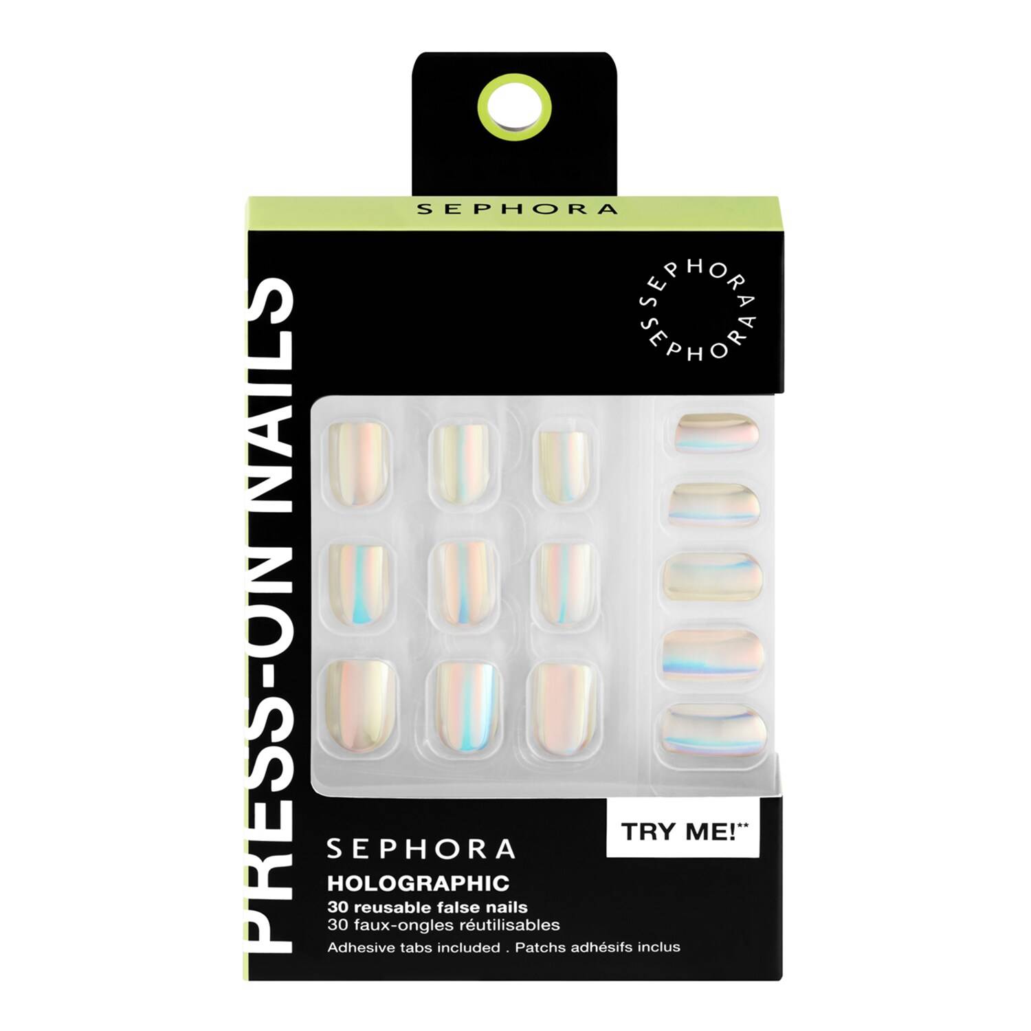 Sephora Collection Press On Gel Nails Kit Hologlaze