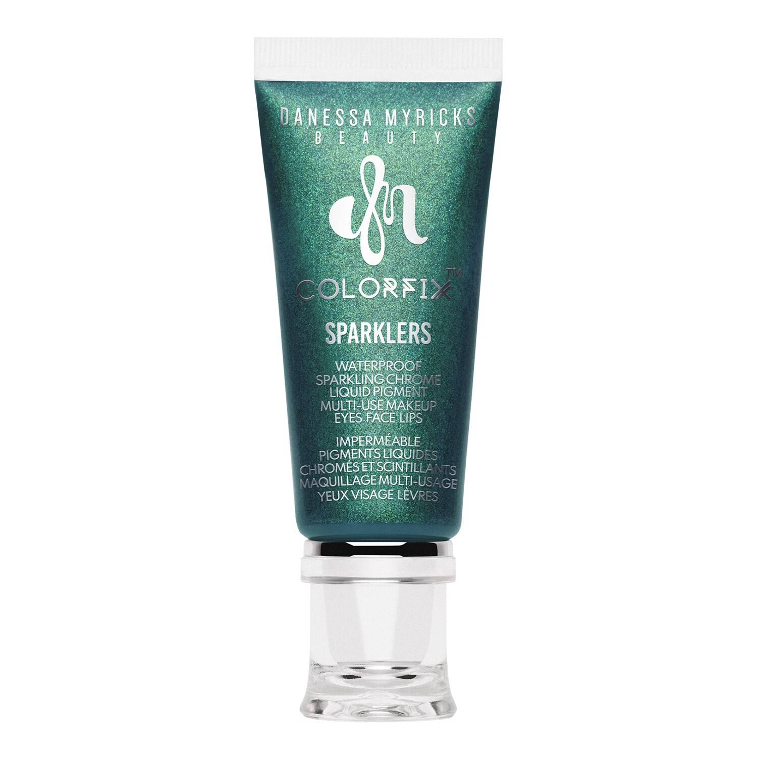 Danessa Myricks Colorfix Sparklers Waterproof Sparkling Chrome Liquid Pigment 10Ml Evergreen
