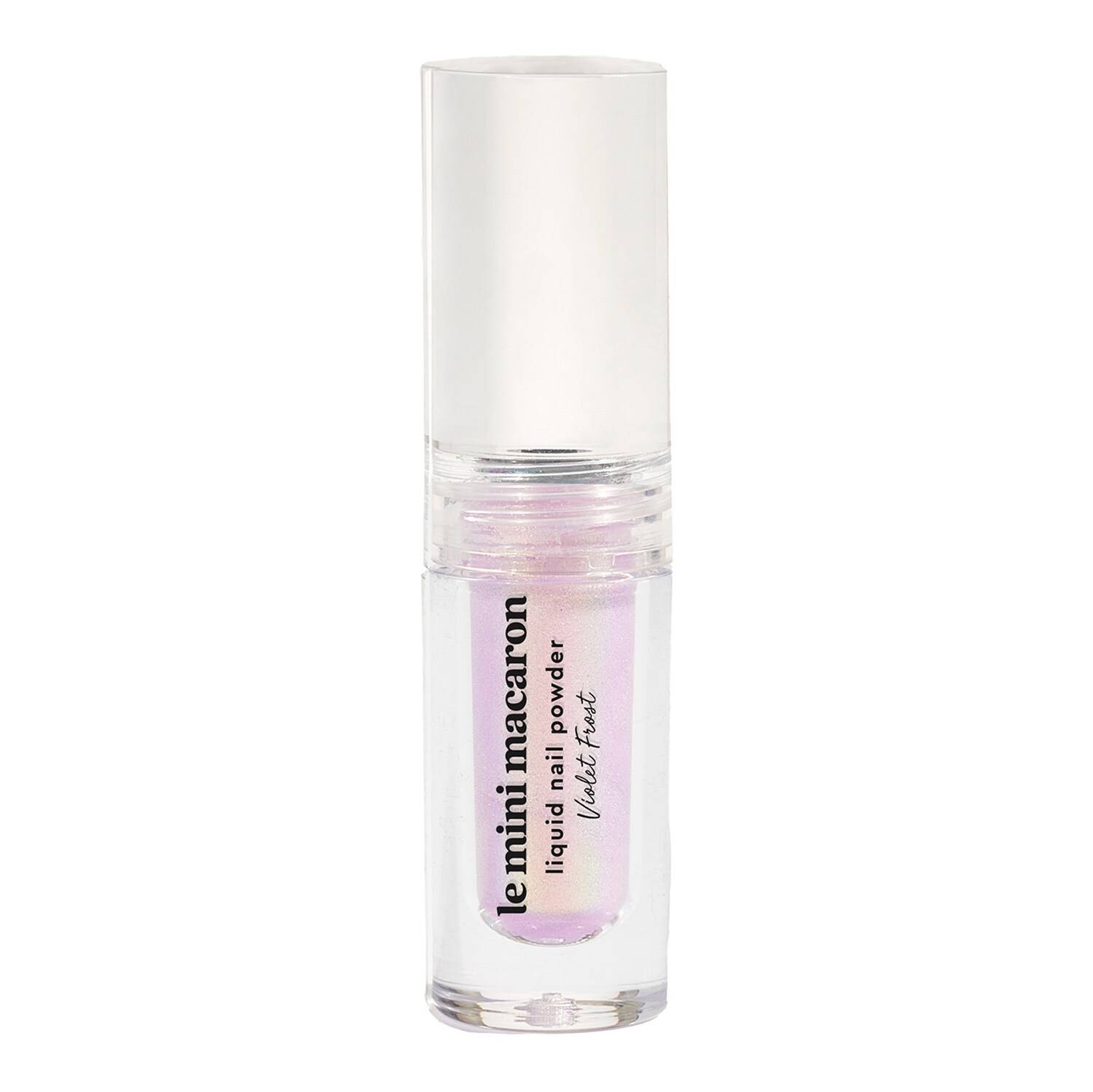 Le Mini Macaron Liquid Nail Powder Violet Frost