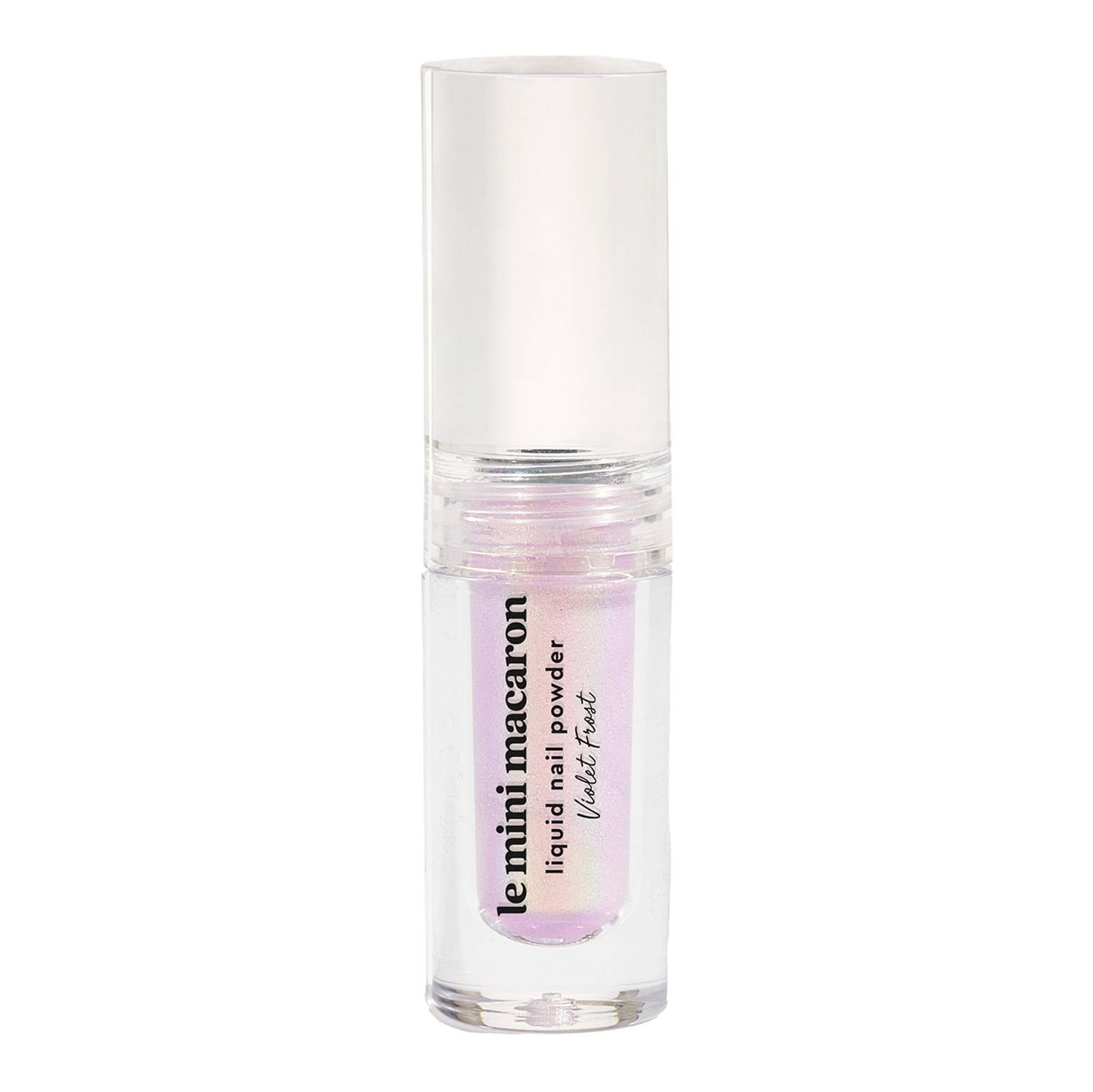 Le Mini Macaron Liquid Nail Powder Violet Frost