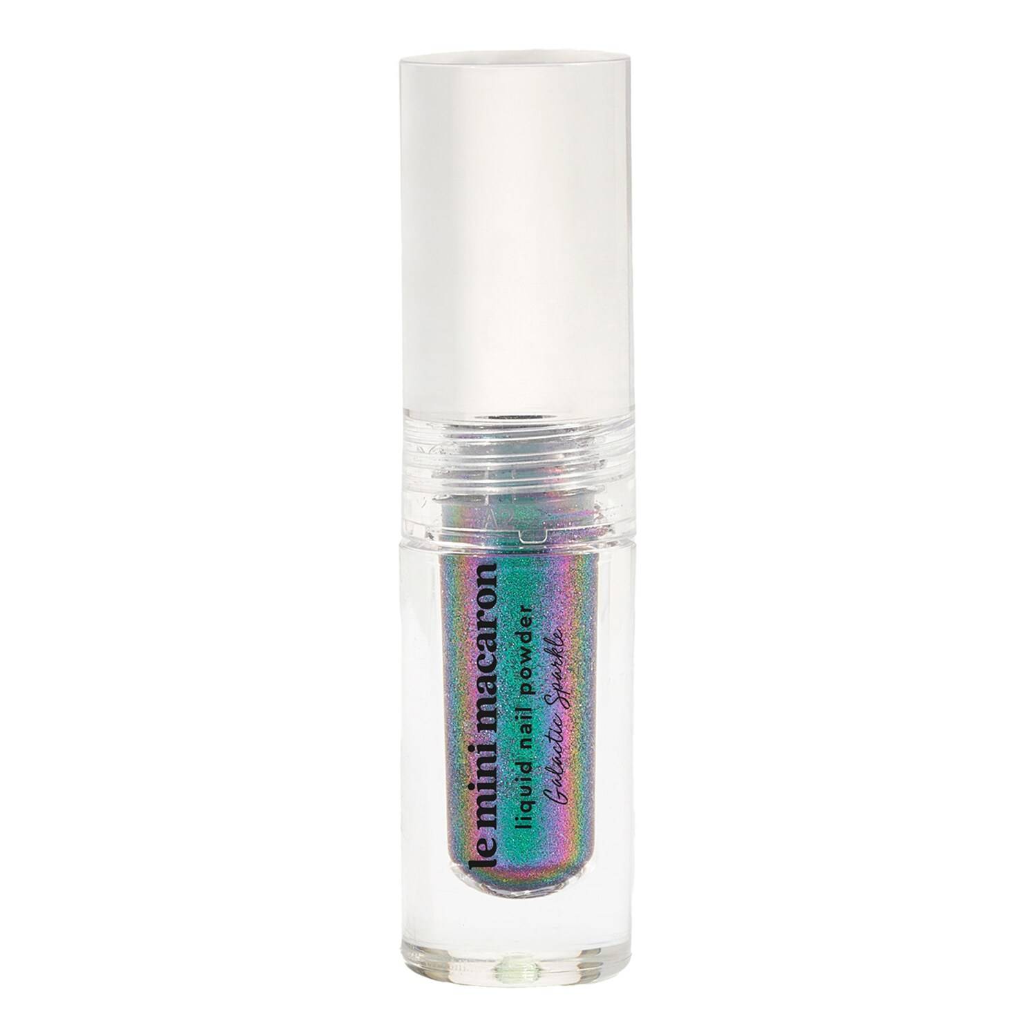 Le Mini Macaron Liquid Nail Powder Galactic Sparkle