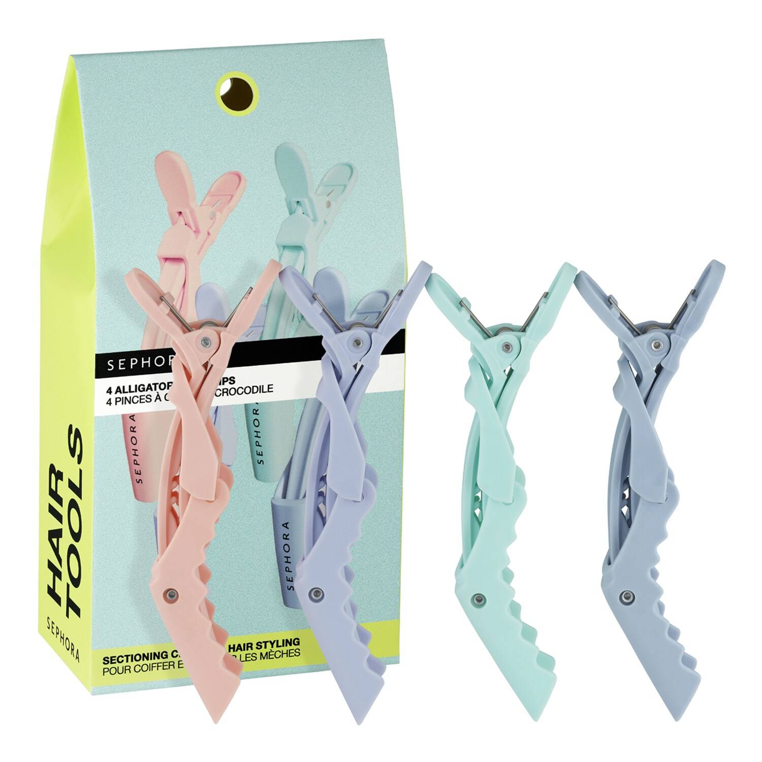Sephora Collection Alligator Hair Clip 4Pc