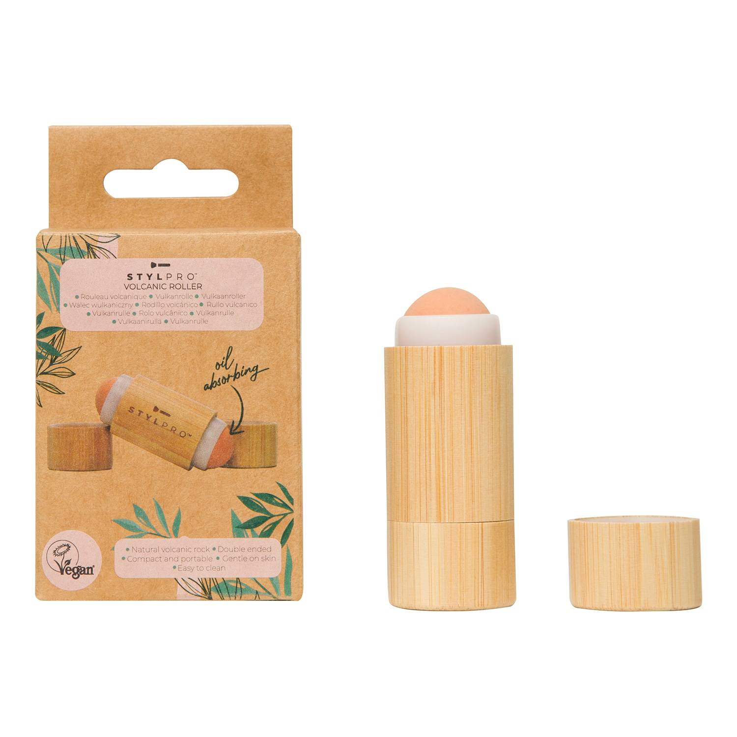 Stylpro Bamboo Volcanic Oil Absorbing Roller One Size