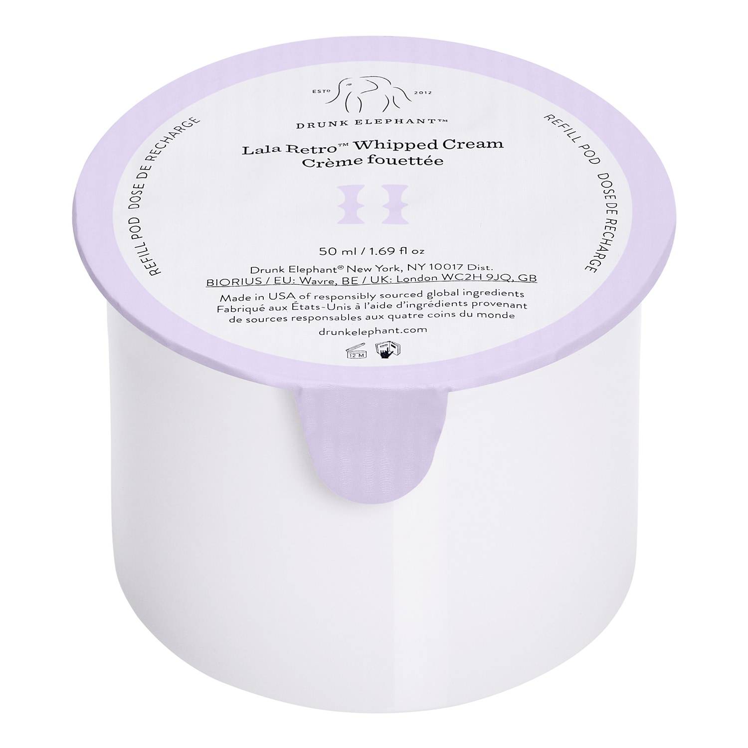 Drunk Elephant Lala Retro Whipped Cream Drunk Elephant Lala Retro Whipped Cream 50Ml Refill