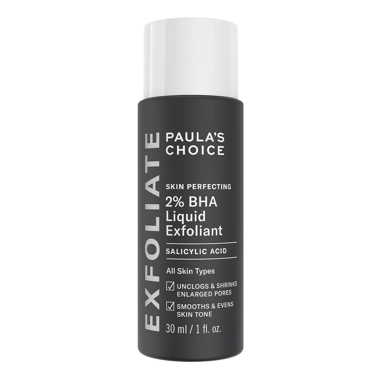 Paula's Choice Skin Perfecting 2% Bha Liquid Exfoliant Travel Size 30Ml