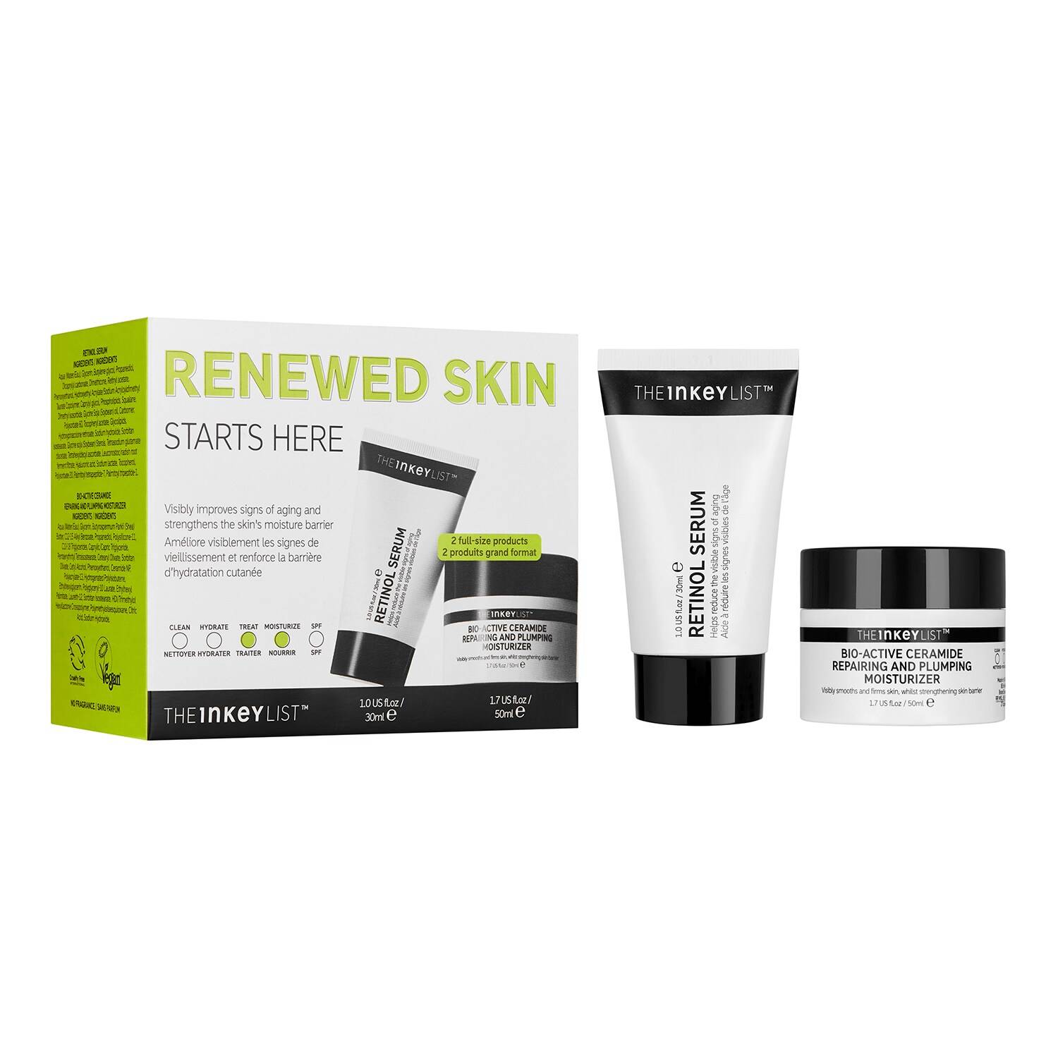 The Inkey List Renewed Skin Starts Here Set