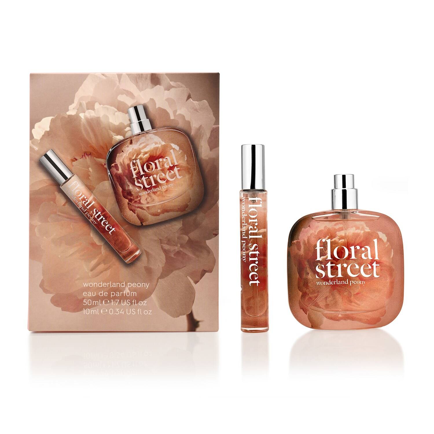 Floral Street Wonderland Peony Home & Away Eau De Parfum Set