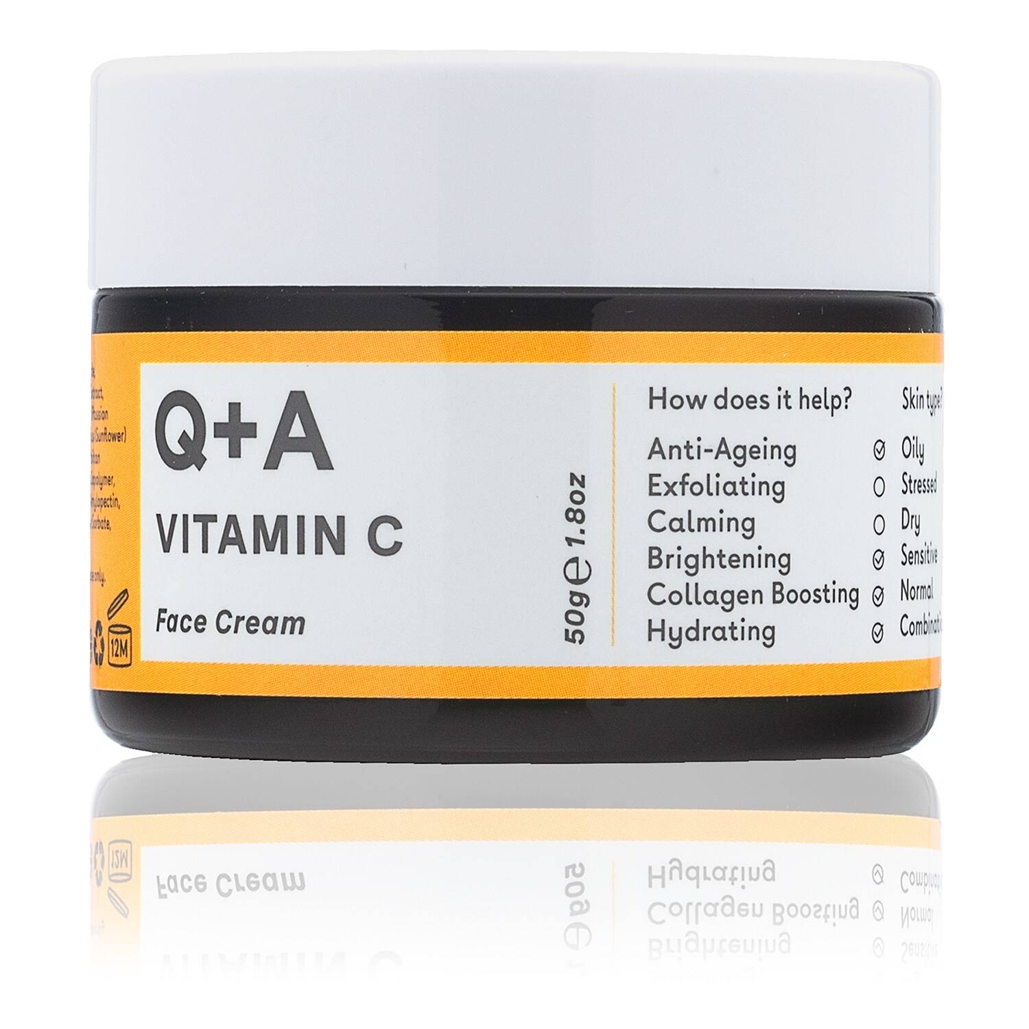 Q+A Vitamin C Radiance Face Cream 50Ml