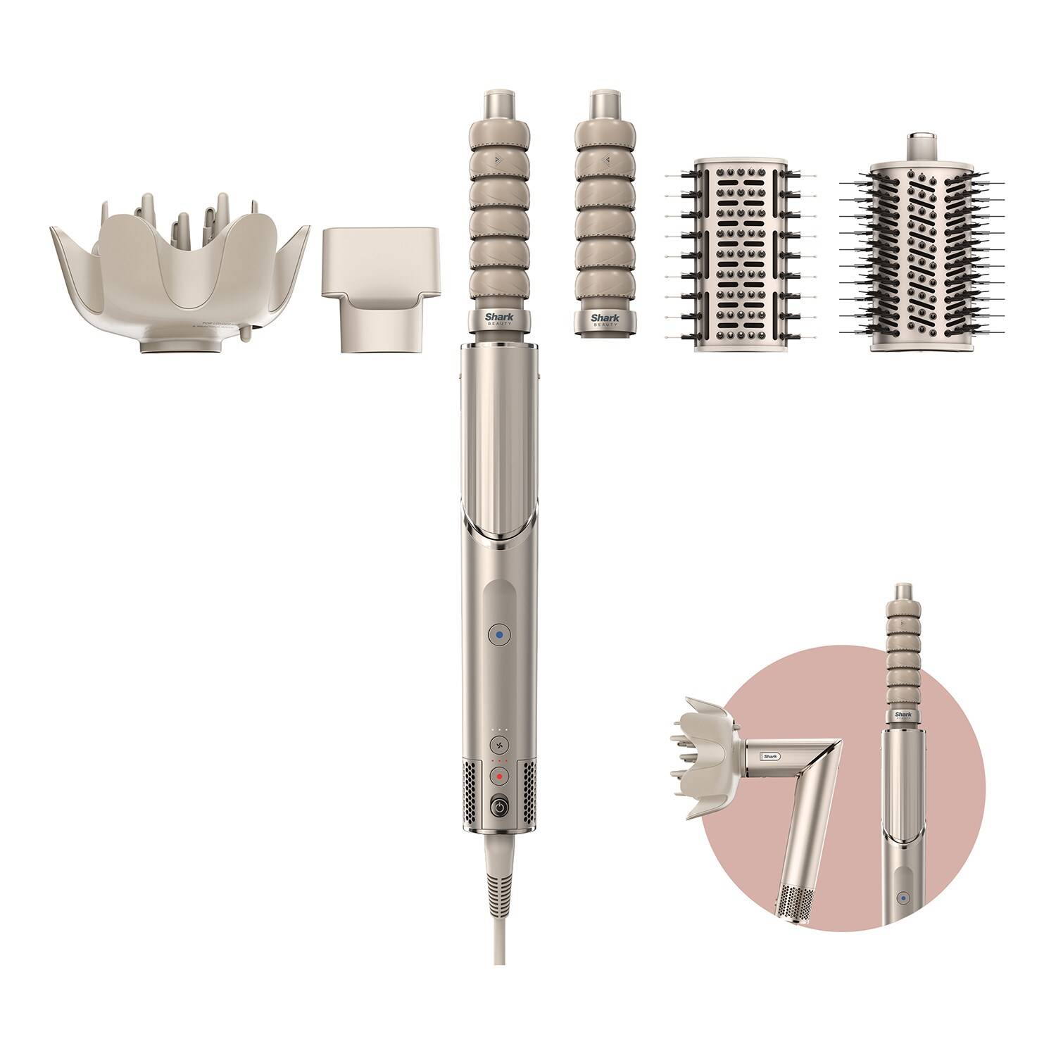Shark Flexstyle 5-In-1 Air Styler & Hair Dryer Stone