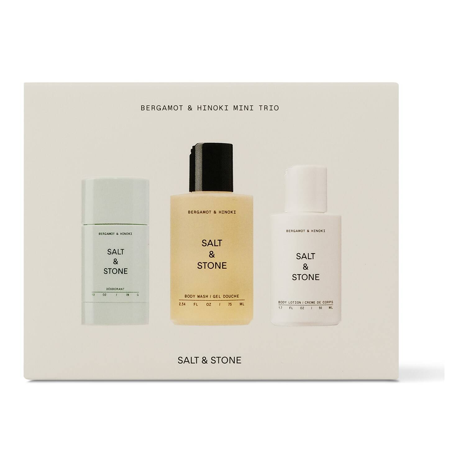 Salt And Stone Bergamot & Hinoki Trio