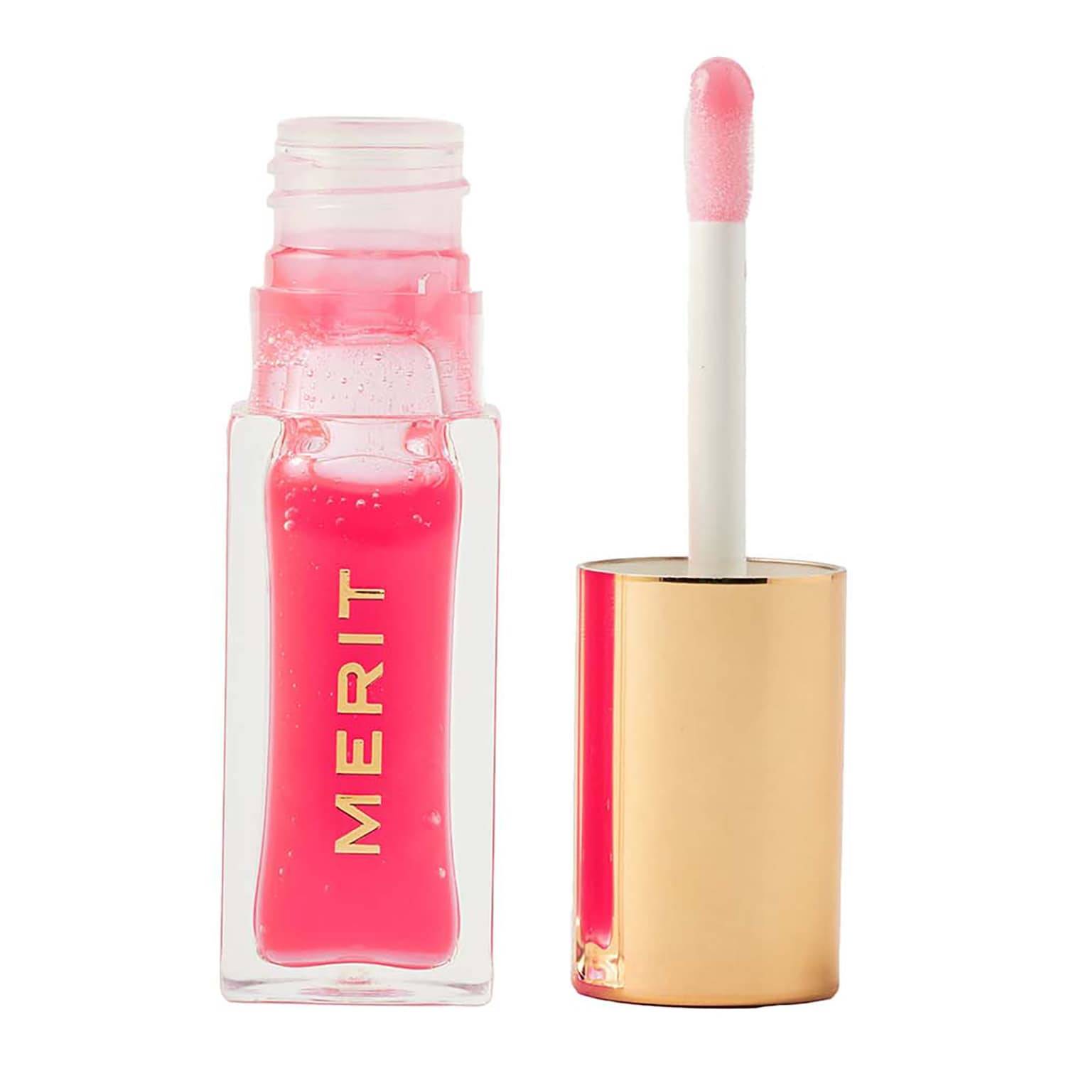Merit Beauty Shade Slick Gelee Tinted Lip Oil 6.53G Jete