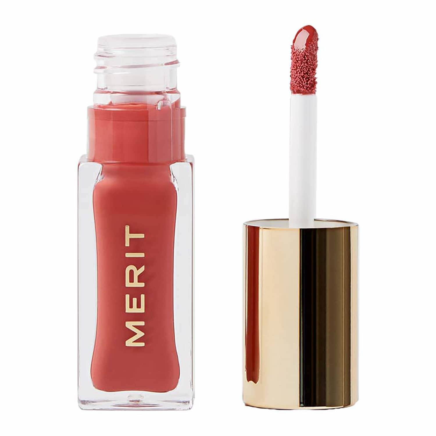 Merit Beauty Shade Slick Classics Tinted Lip Oil 6.53G Pink Beet