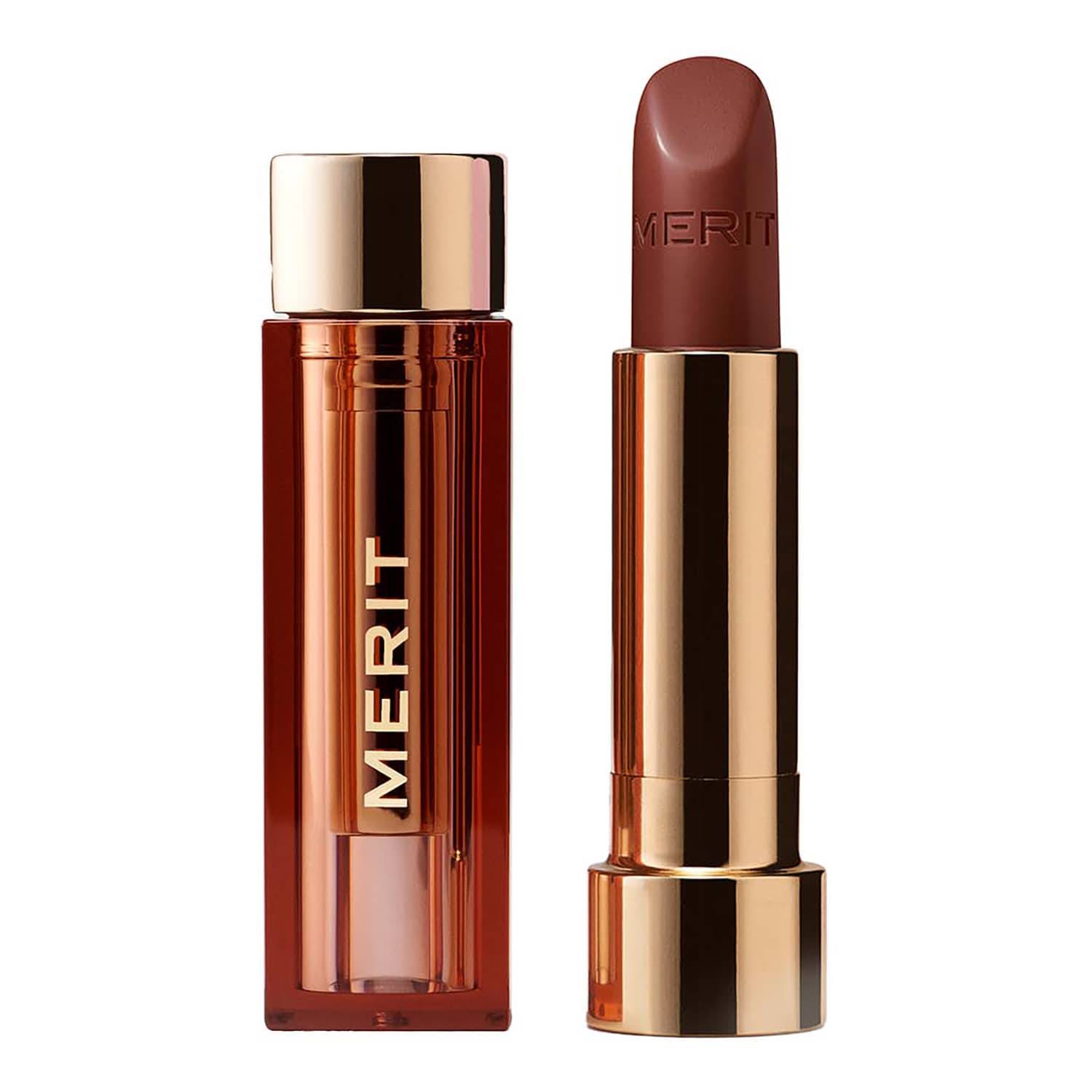 Merit Beauty Signature Lip Lightweight Satin Lipstick 3G Tiger