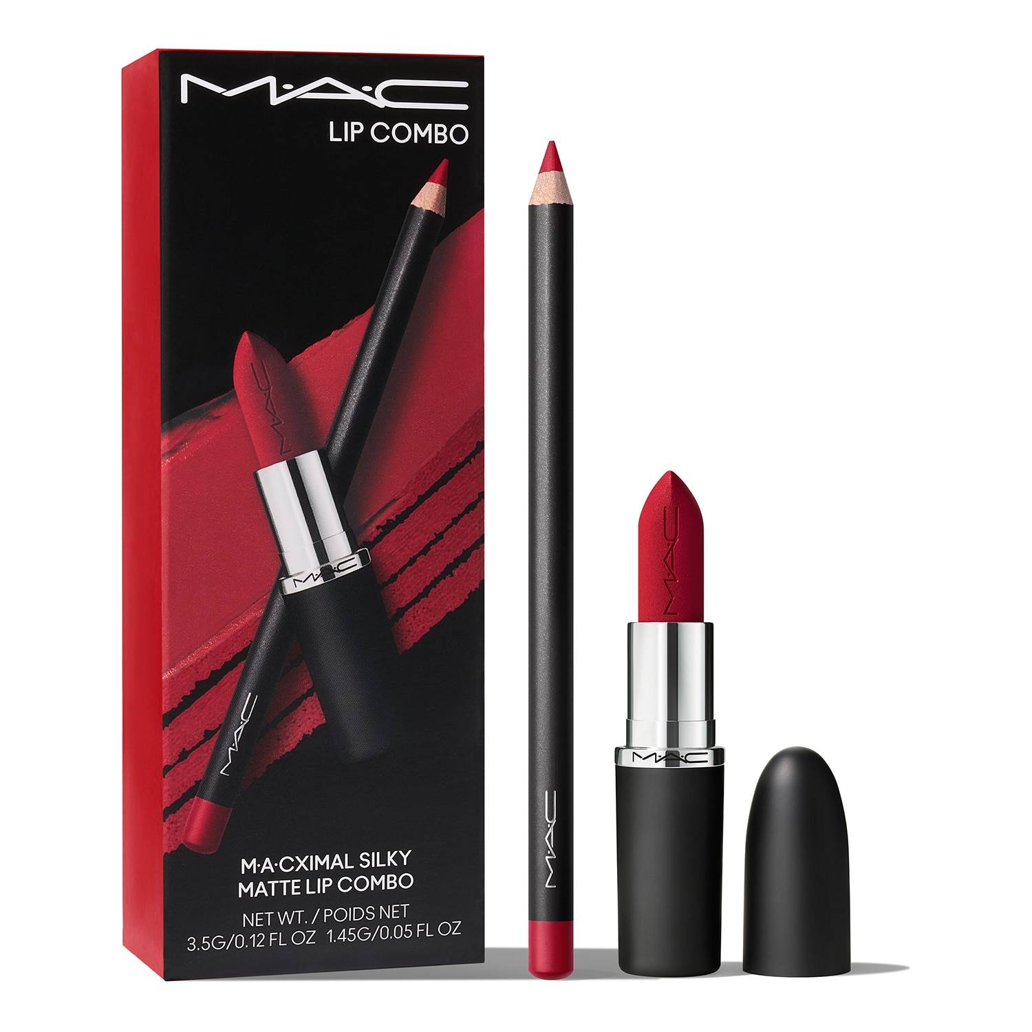 M.A.C Lip Duo Kit 4.95G Ruby Woo
