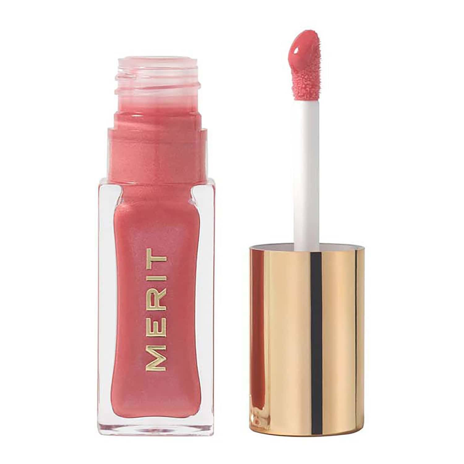 Merit Beauty Shade Slick Sheen Tinted Lip Oil 6.53G Pointelle