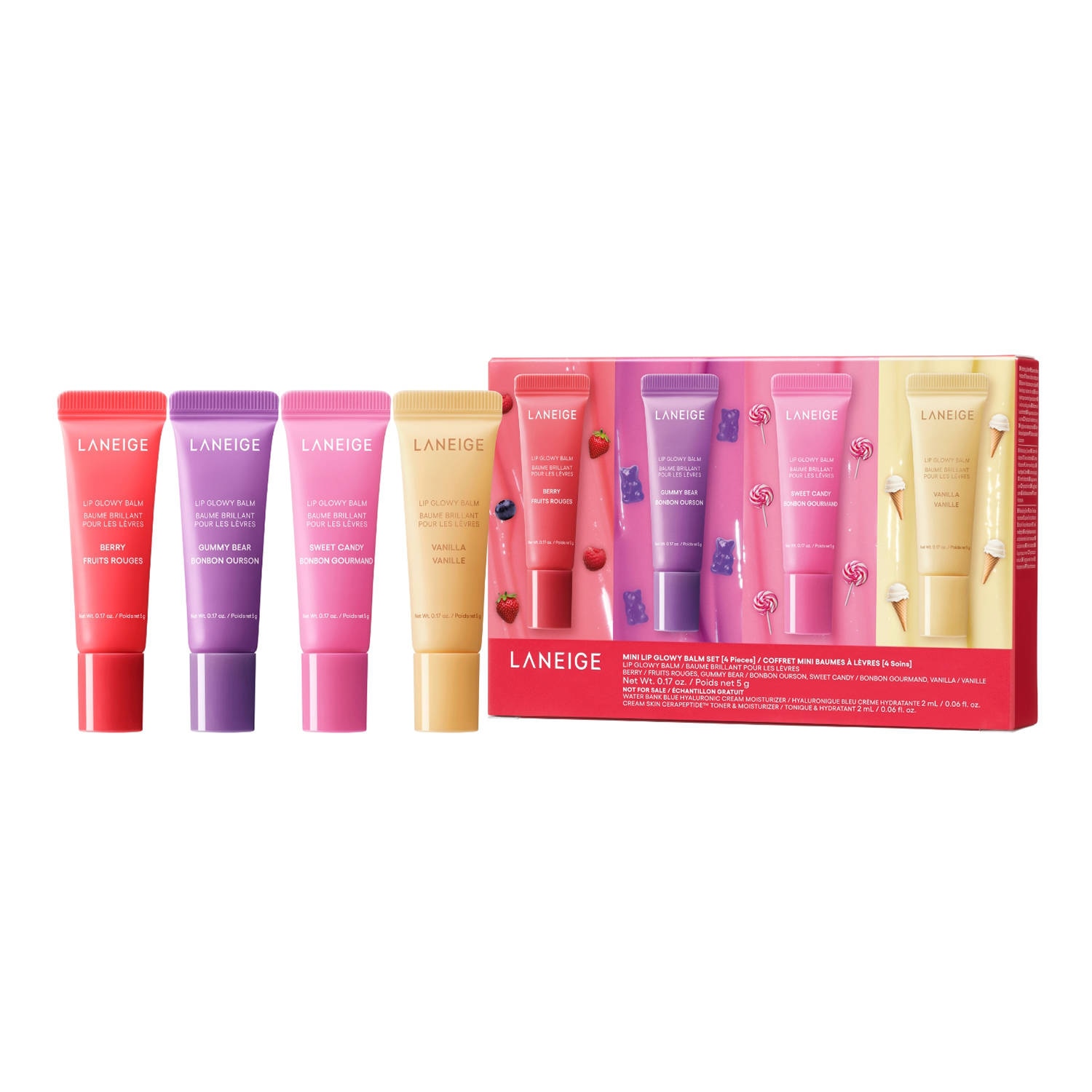 Laneige Lip Glowy Balm Minis Set