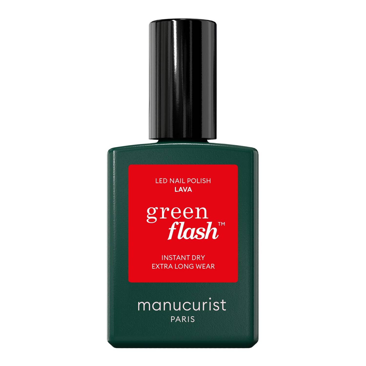Manucurist Led Nail Polish Green 15Ml Green Flash Lava