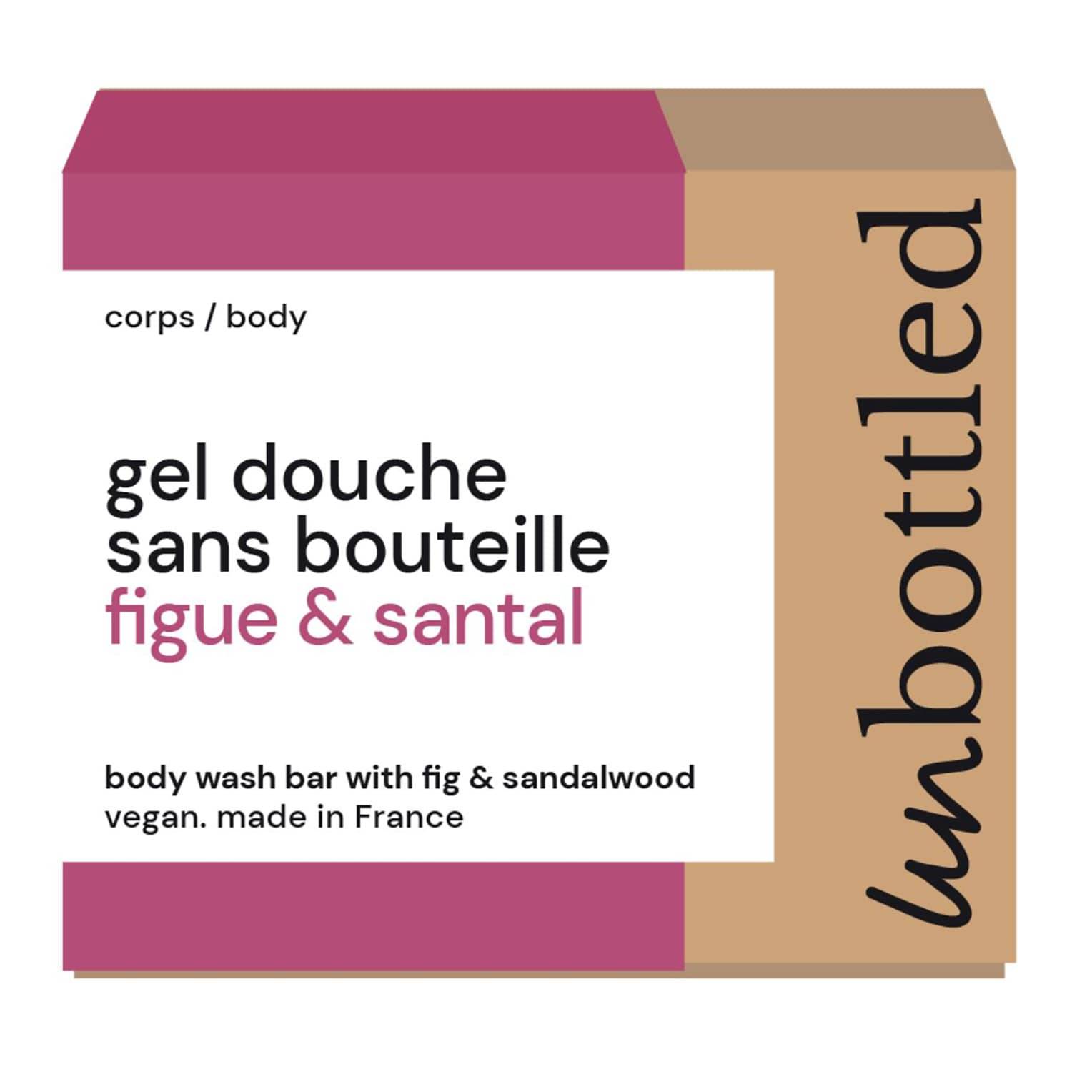 Unbottled Bottle-Free Shower Gel Fig&Sandalwood 110G