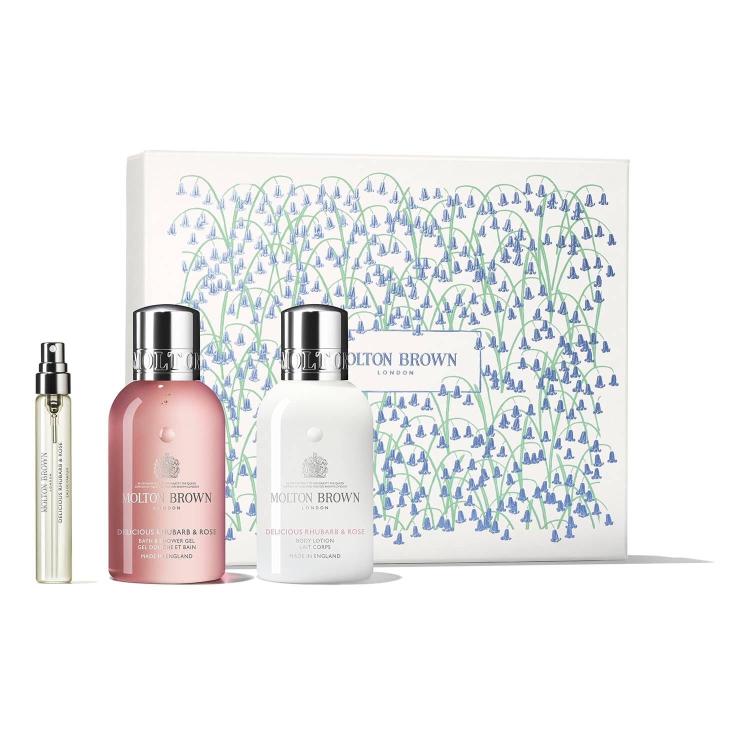 Molton Brown Delicious Rhubarb & Rose Fragrance Layering Gift Set
