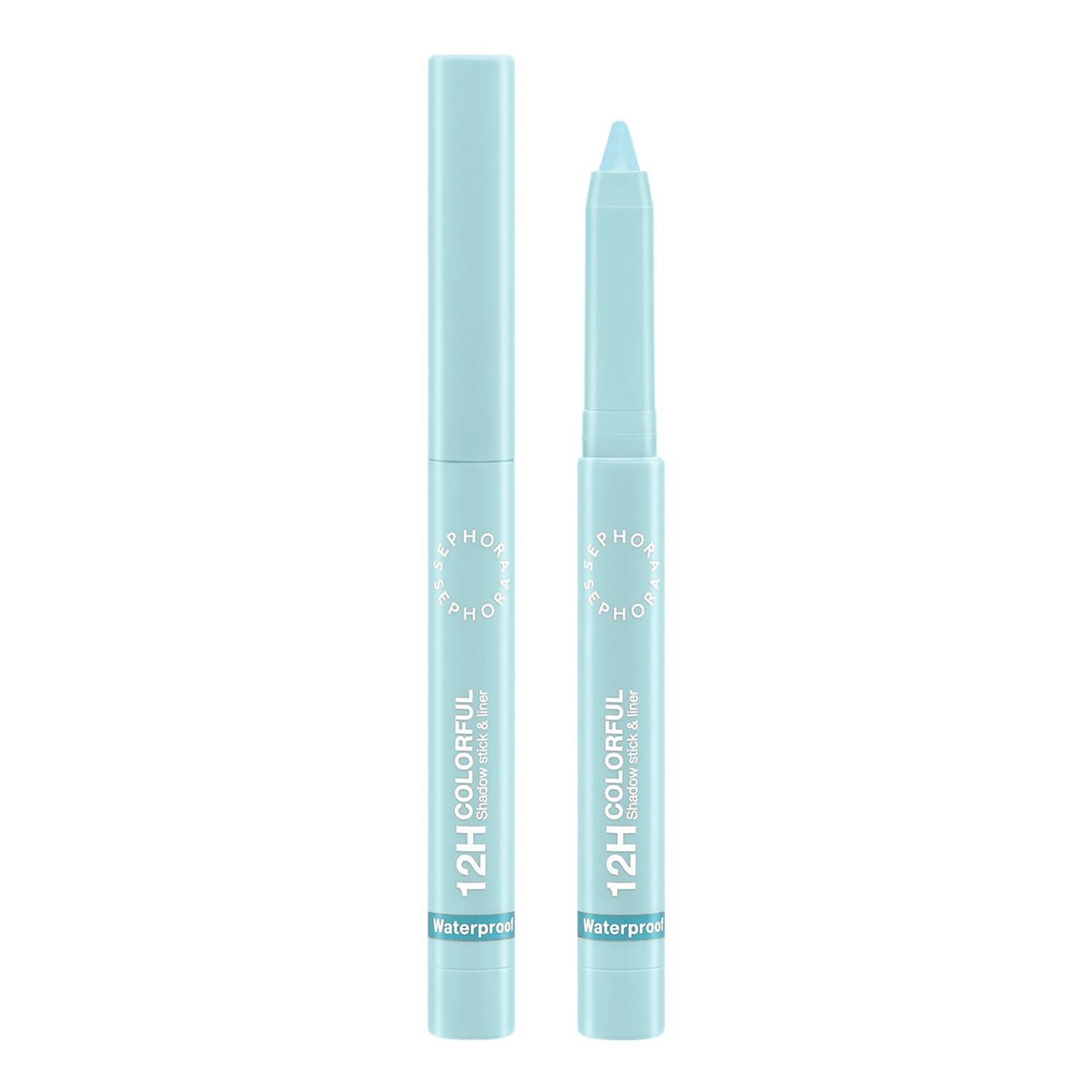 Sephora Collection 12H Colorful Eyeshadow Stick & Liner 1.4G 21 Baby Blue Matte
