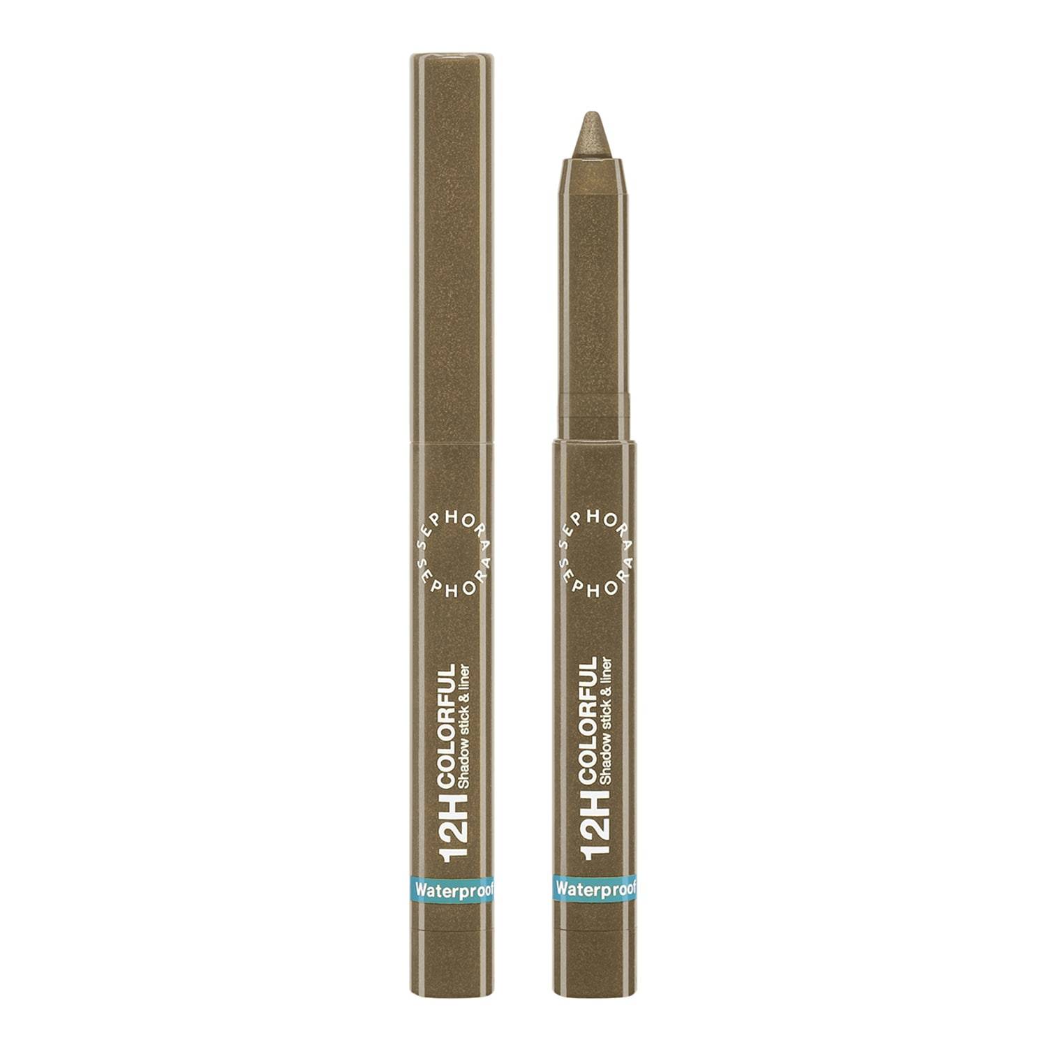 Sephora Collection 12H Colorful Eyeshadow Stick & Liner 1.4G 17 Olive Shimmer