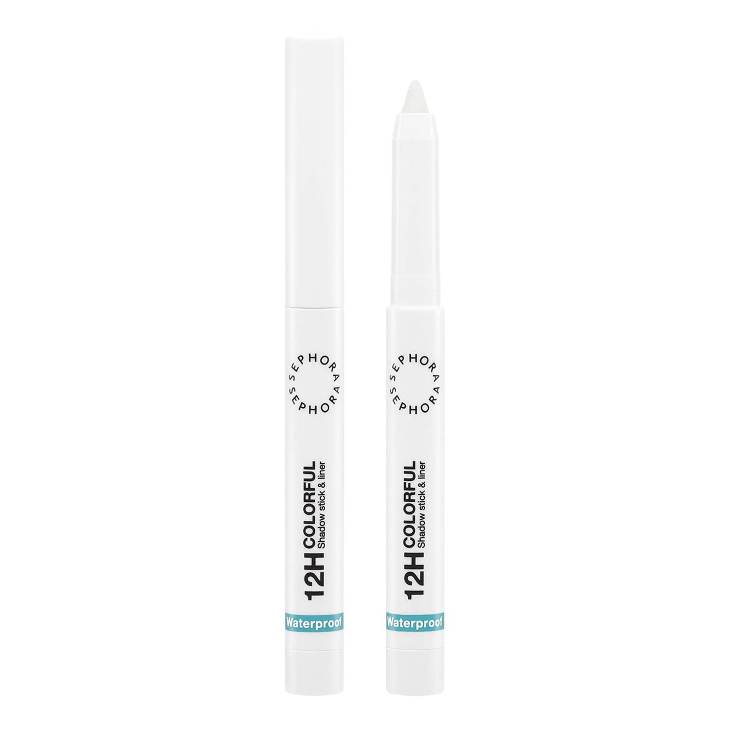 Sephora Collection 12H Colorful Eyeshadow Stick & Liner 1.4G 00 White Matte