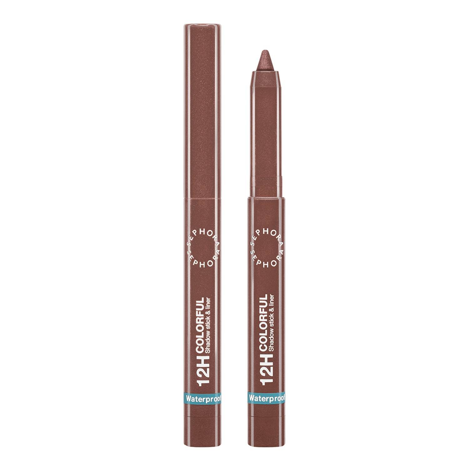 Sephora Collection 12H Colorful Eyeshadow Stick & Liner 1.4G 08 Brown Shimmer