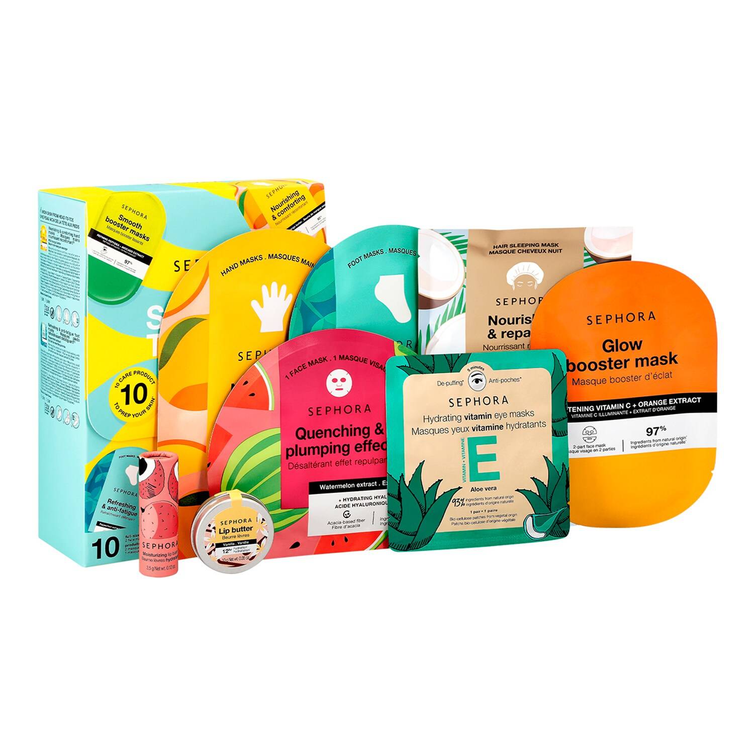 Sephora Collection Colorful Summer Time - Body Care Kit X 10