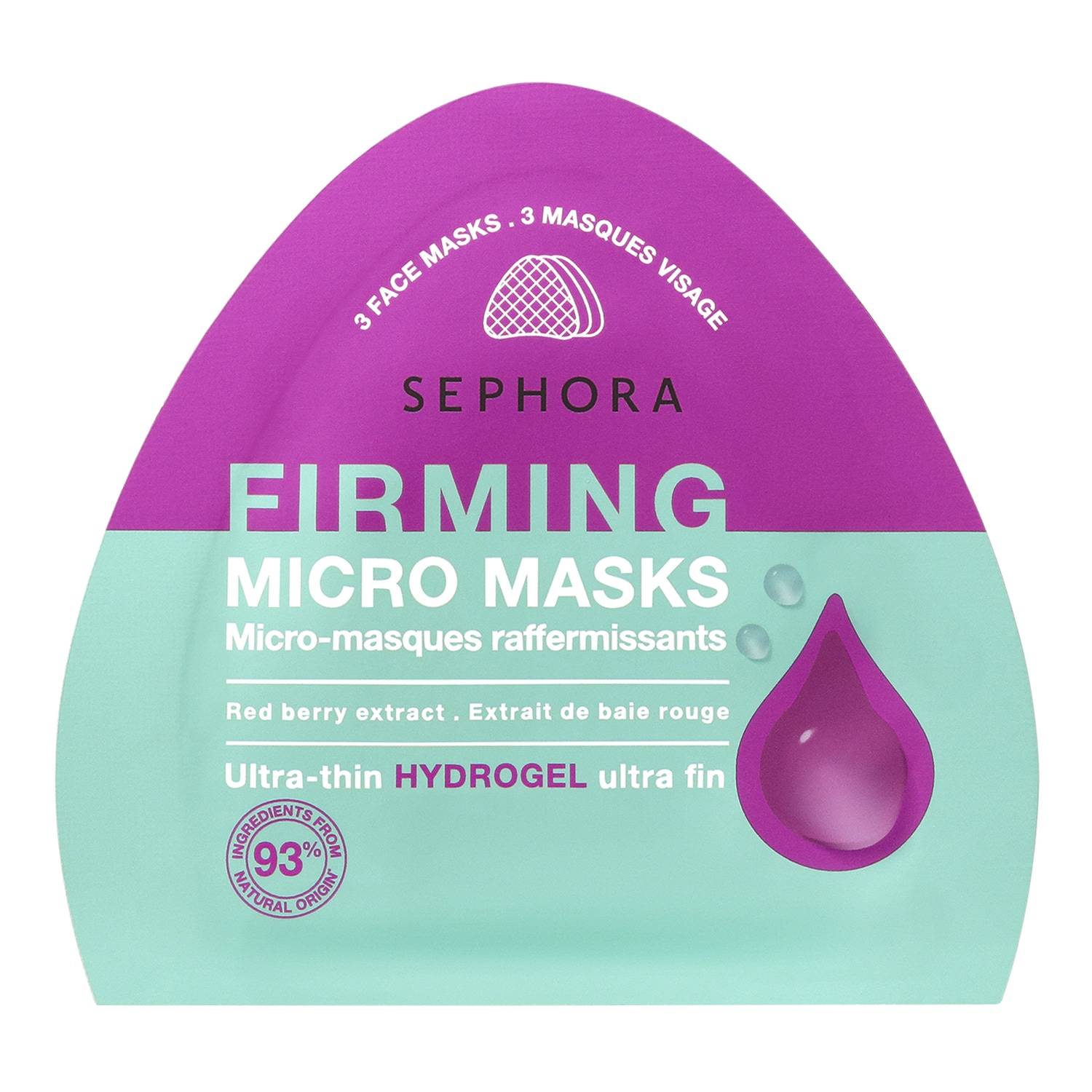 Sephora Collection Micro Masks Ultra-Thin Hydrogel Masks Firming X 3