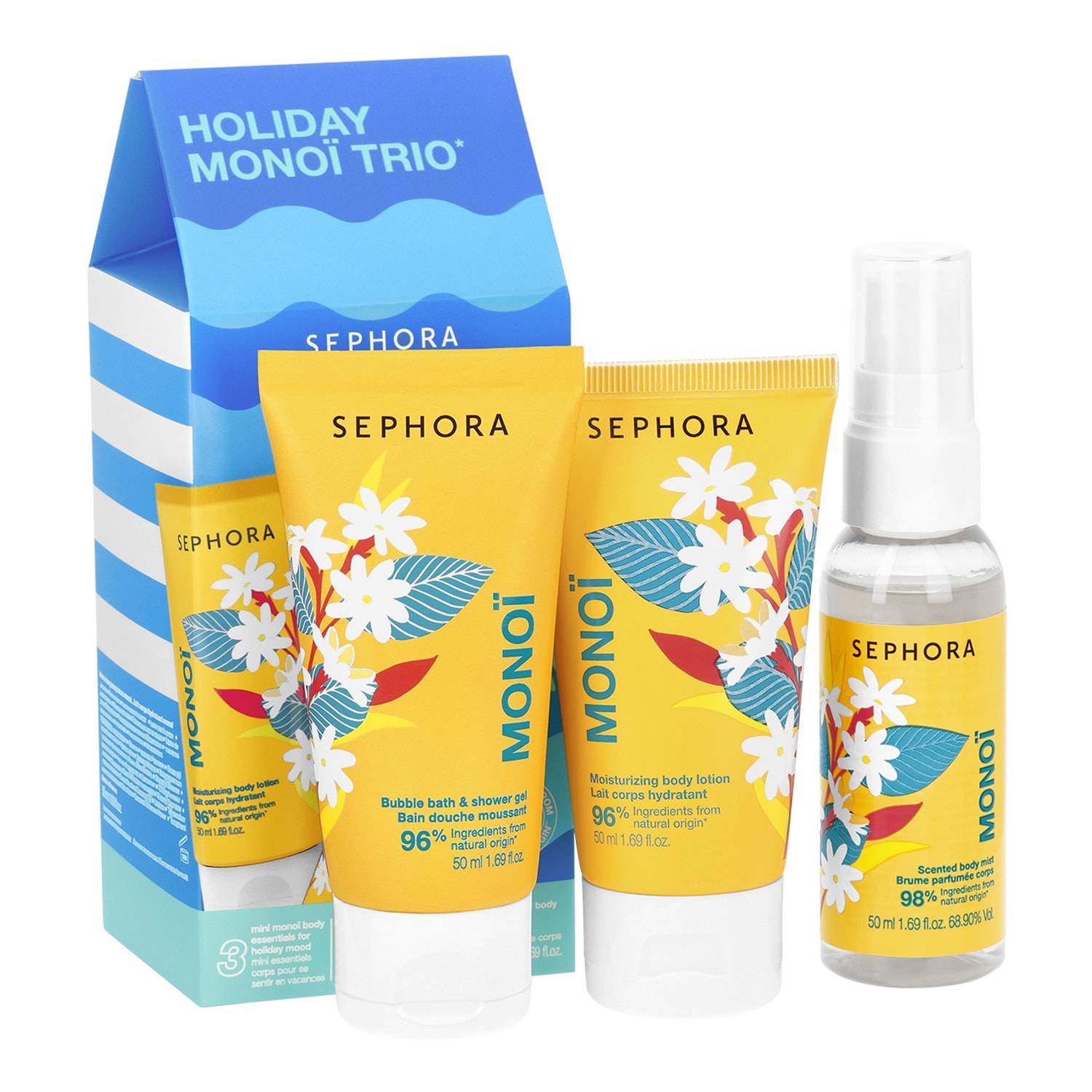 Sephora Collection Holiday Monoï Trio Body Care Set