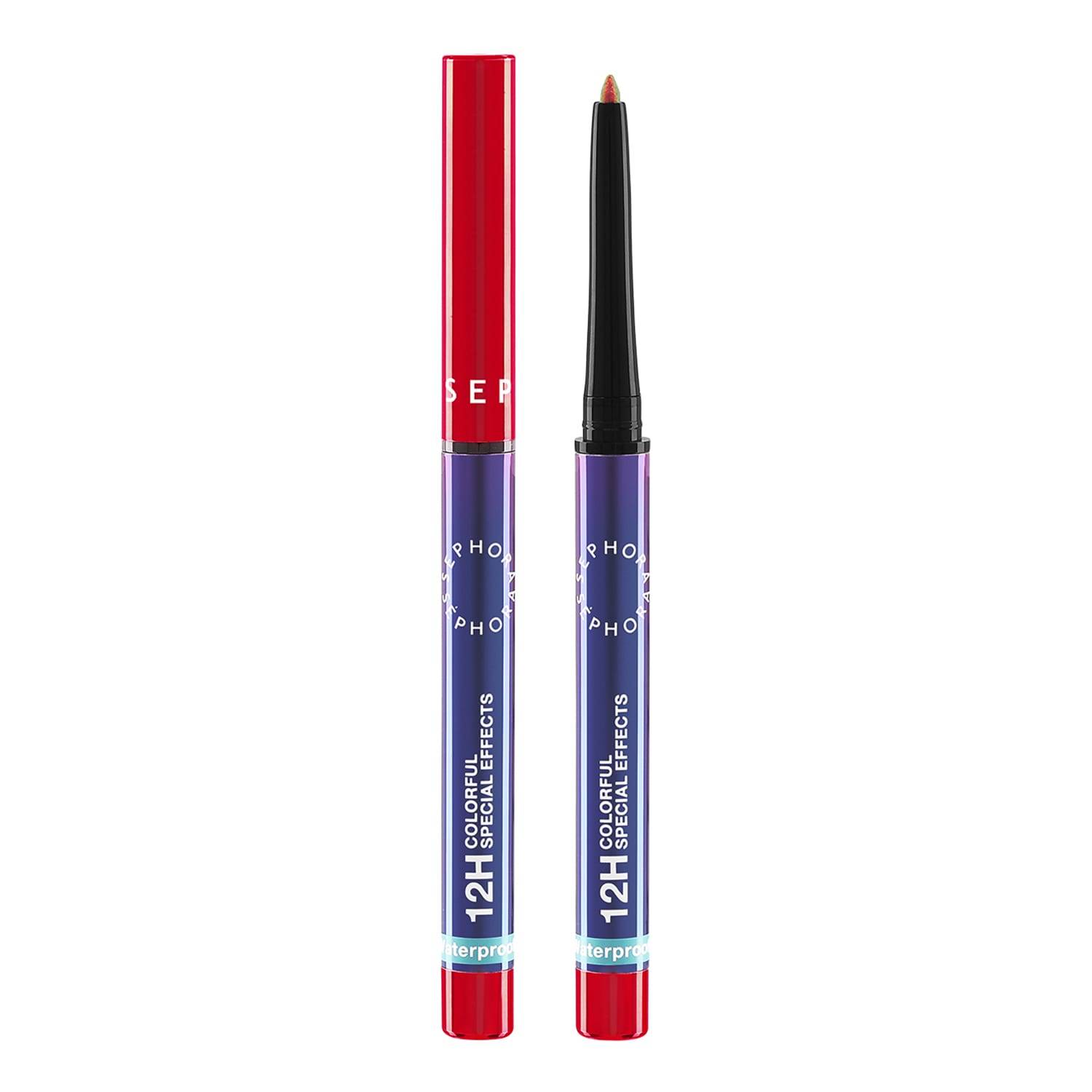 Sephora Collection 12H Colorful Special Effects Multichrome Retractable Eyeliner 0.2G 01 Red Solstice