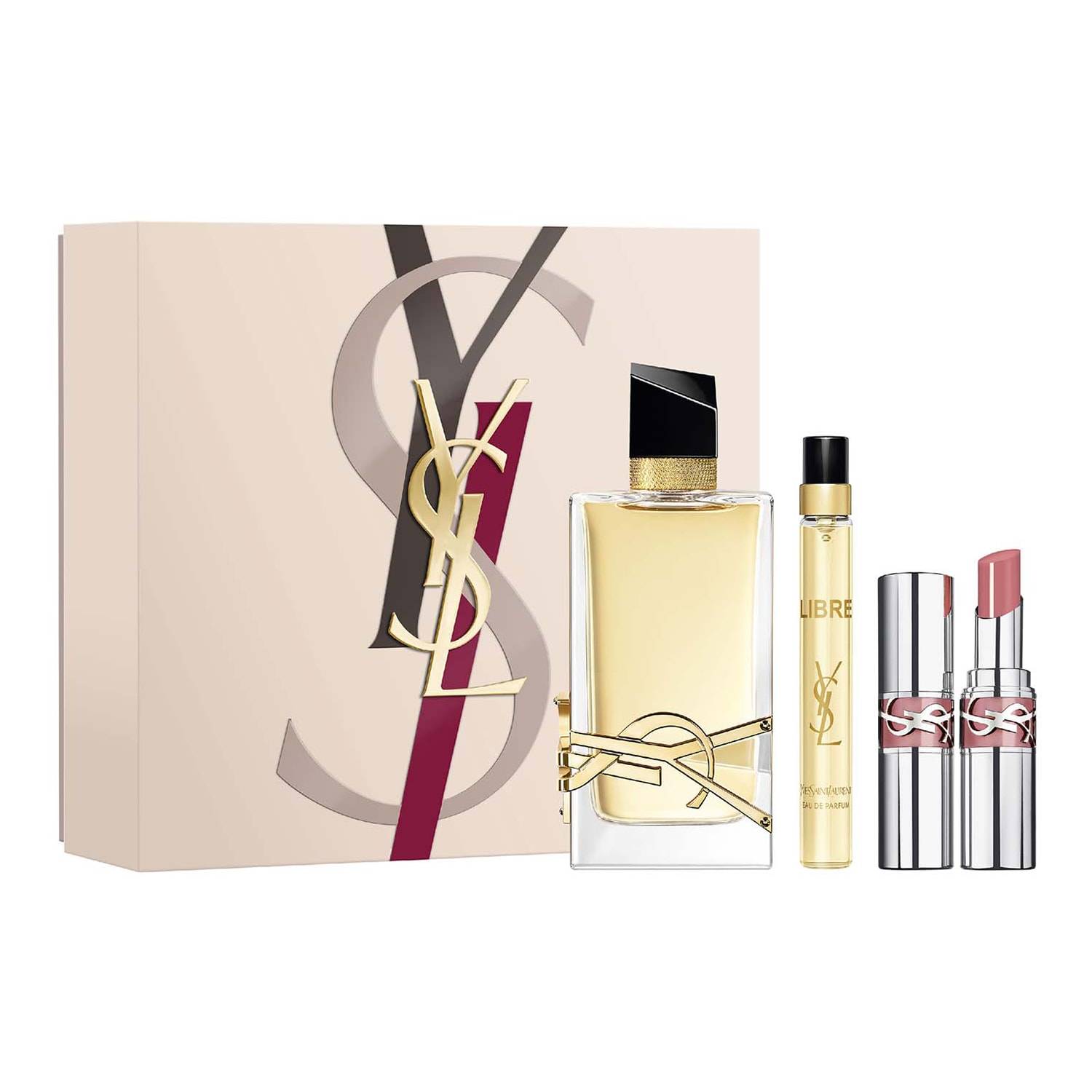 Yves Saint Laurent Libre Eau De Parfum And Loveshine Lipstick Set