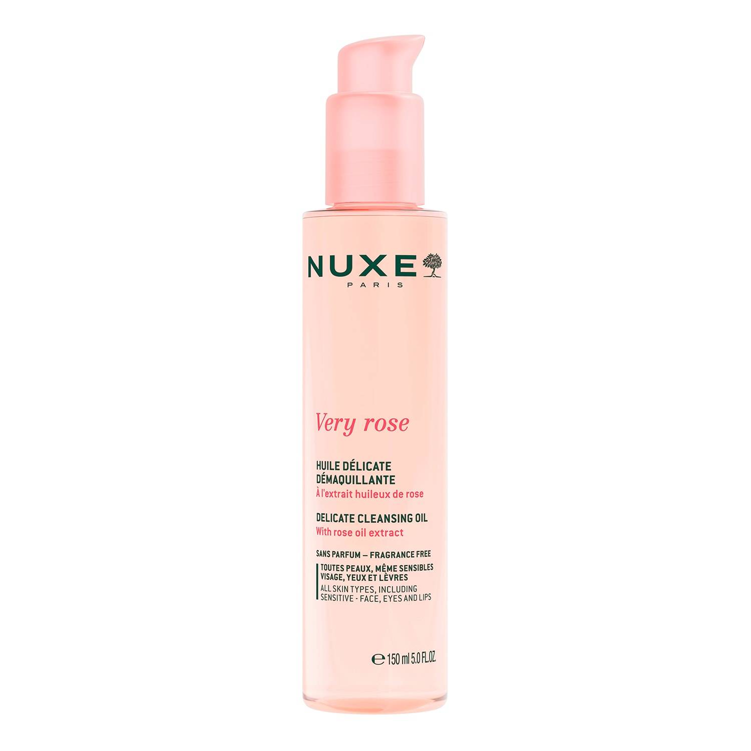 Nuxe Very Rose - Delicate Cleansing Oil 150 Ml