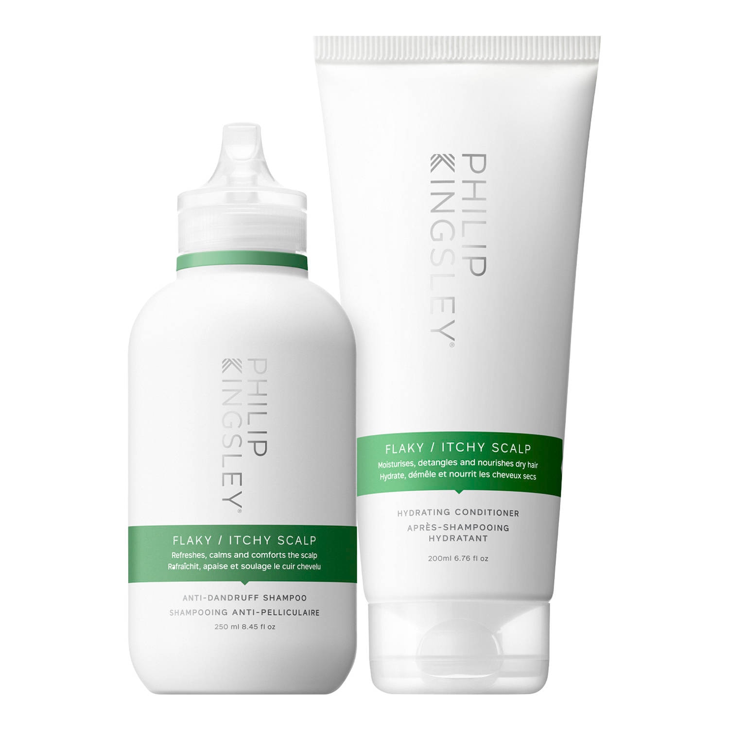 Philip Kingsley Flaky / Itchy Scalp Anti-Dandruff Shampoo & Conditioner Duo