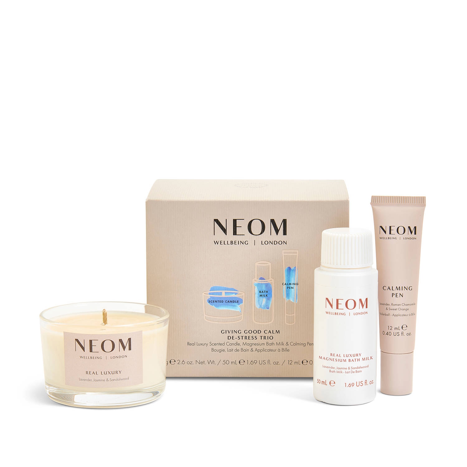Neom Organics London Giving Good Calm De-Stress Trio