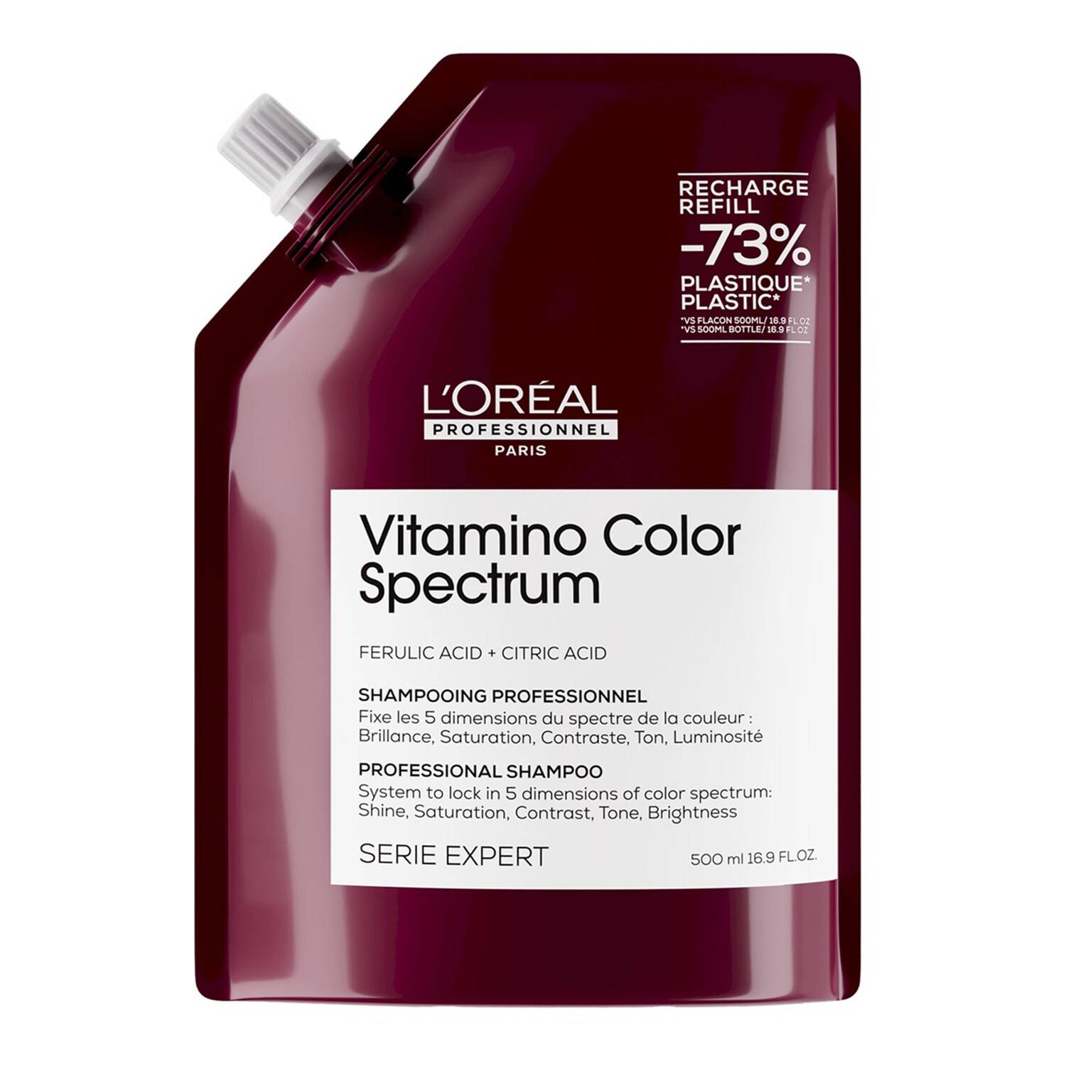 L'Oréal Professionnel Vitamino Color Spectrum Shampoo For Coloured Hair Refill 500Ml