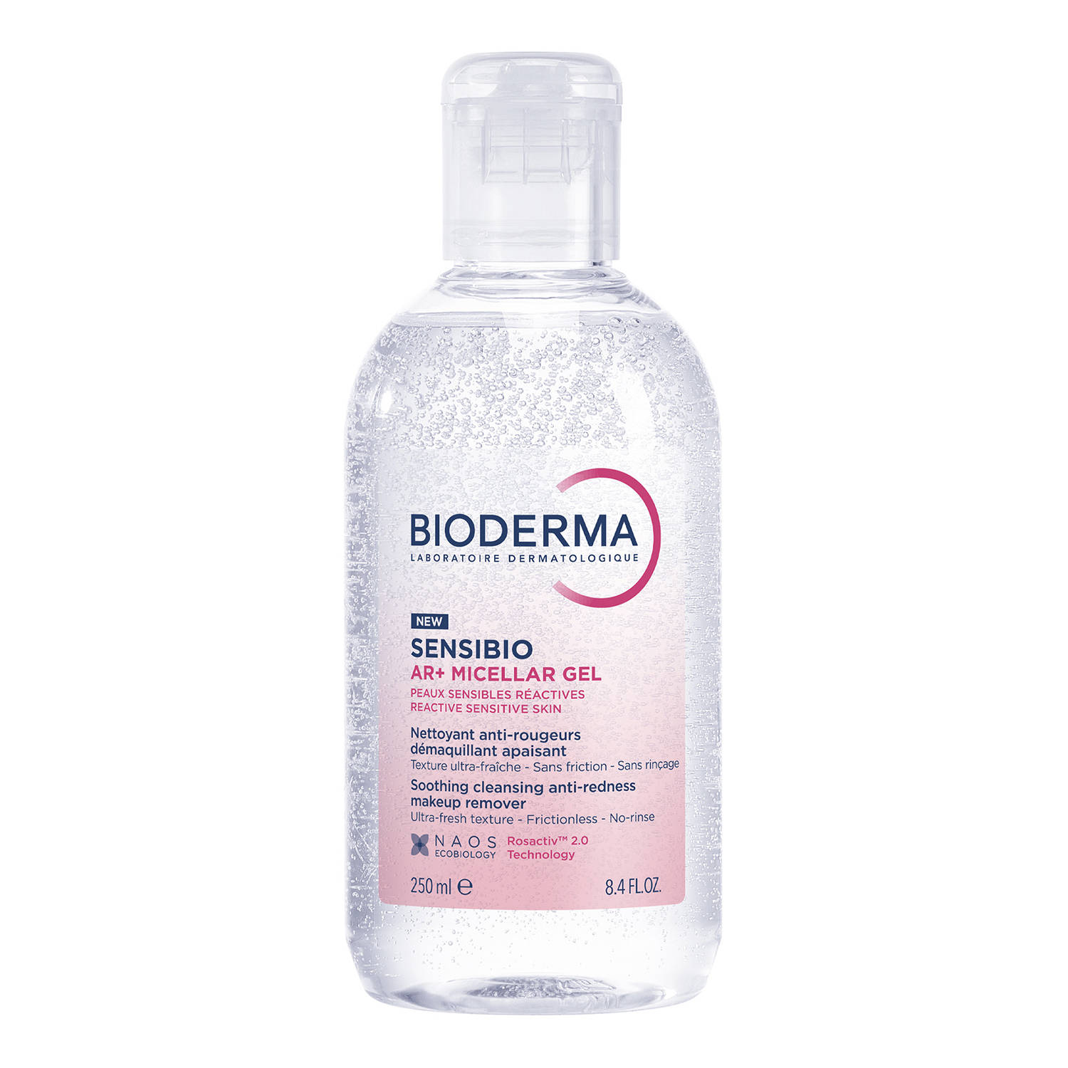 Bioderma Sensibio Micellar Gel Soothing Anti-Redness Makeup Remover 250Ml