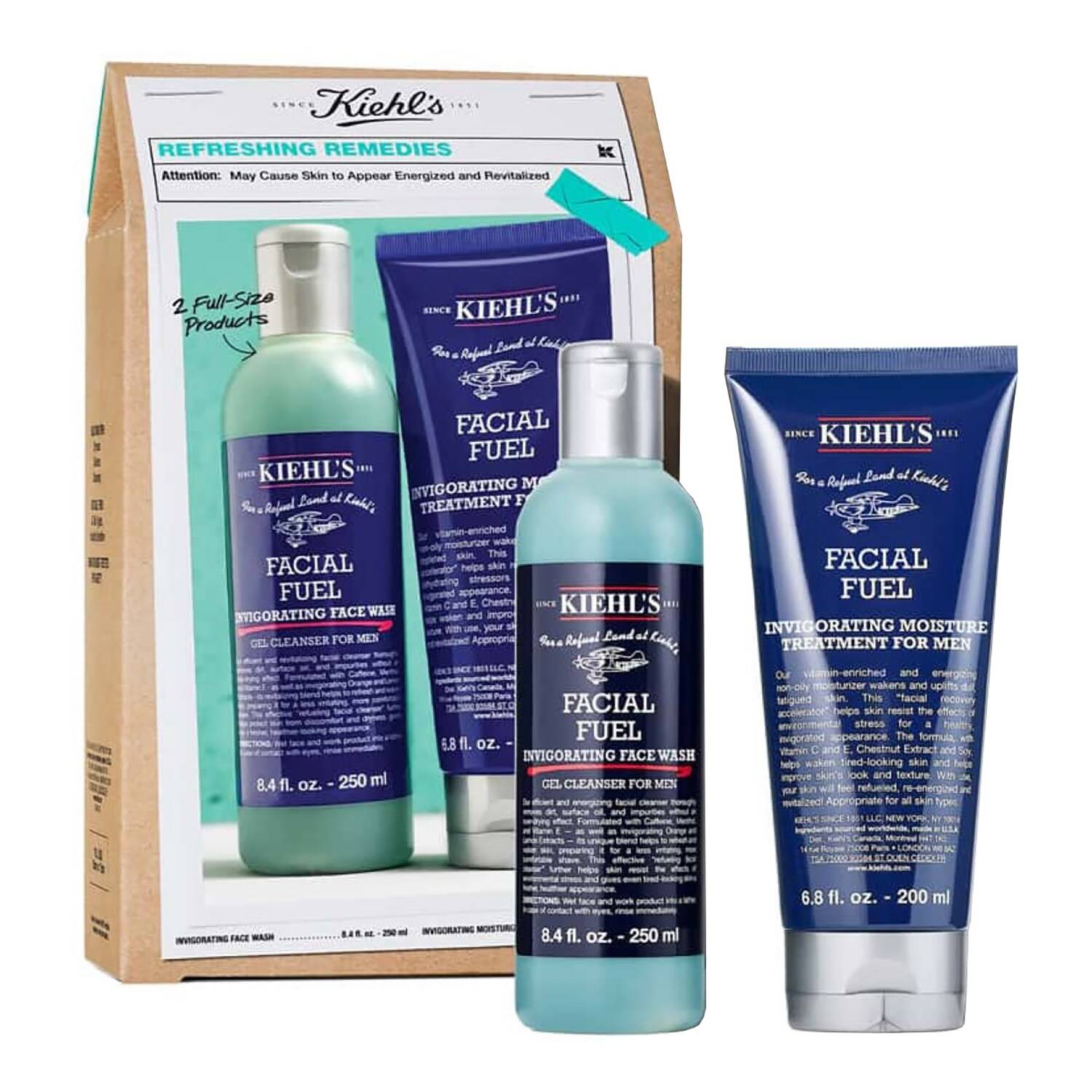Kiehl's Since 1851 Facial Fuel Face Wash Set