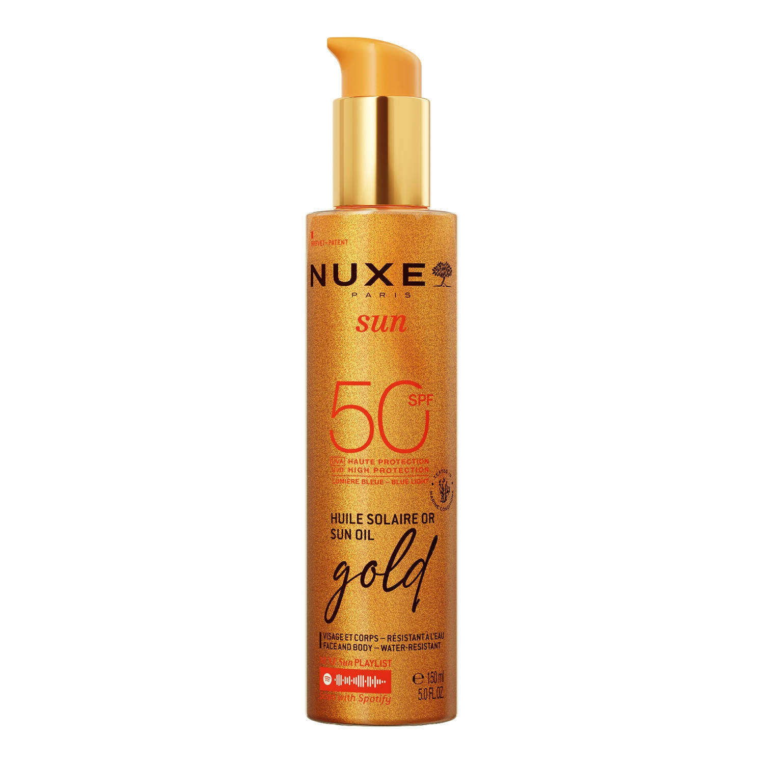 Nuxe Sun Oil Gold High Protection Spf50 150Ml