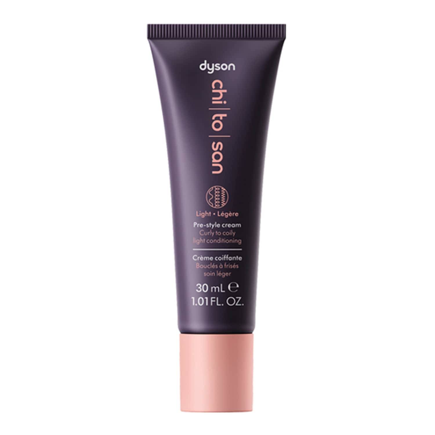 Dyson Chitosan Pre Style Cream Mini Curly To Coily Light Conditioning 30Ml
