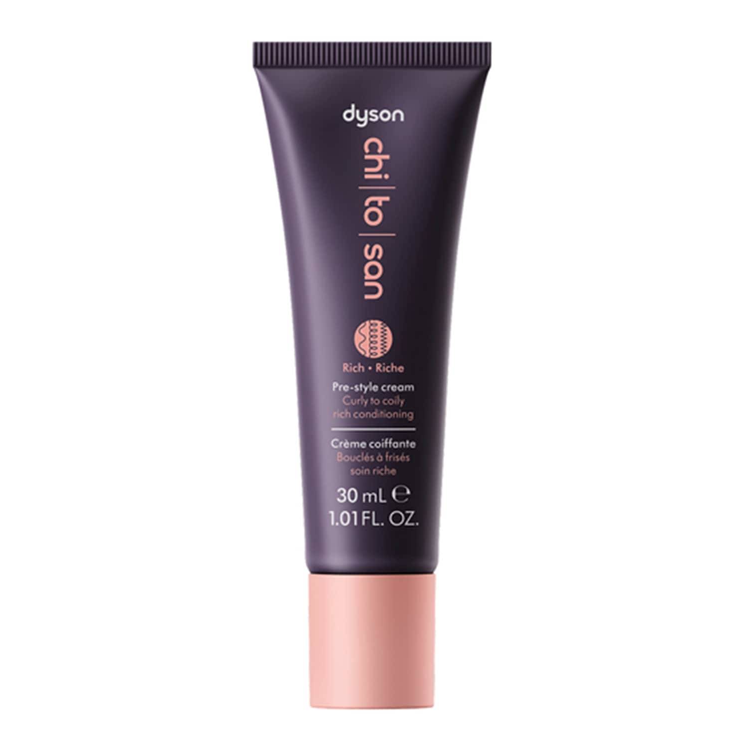 Dyson Chitosan Pre Style Cream Mini Curly To Coily Rich Conditioning 30Ml