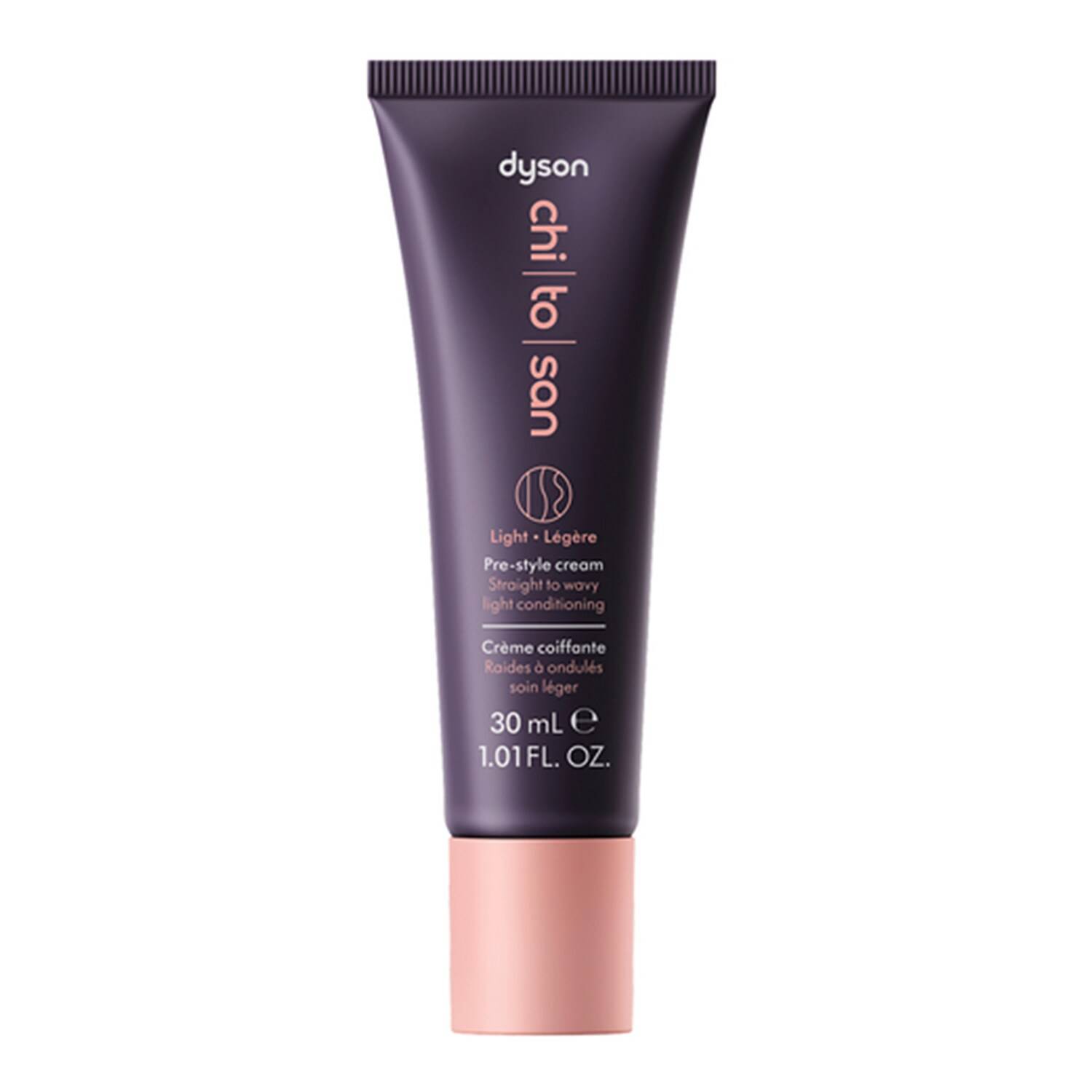 Dyson Chitosan Pre Style Cream Mini Straight To Wavy Light Conditioning 30Ml