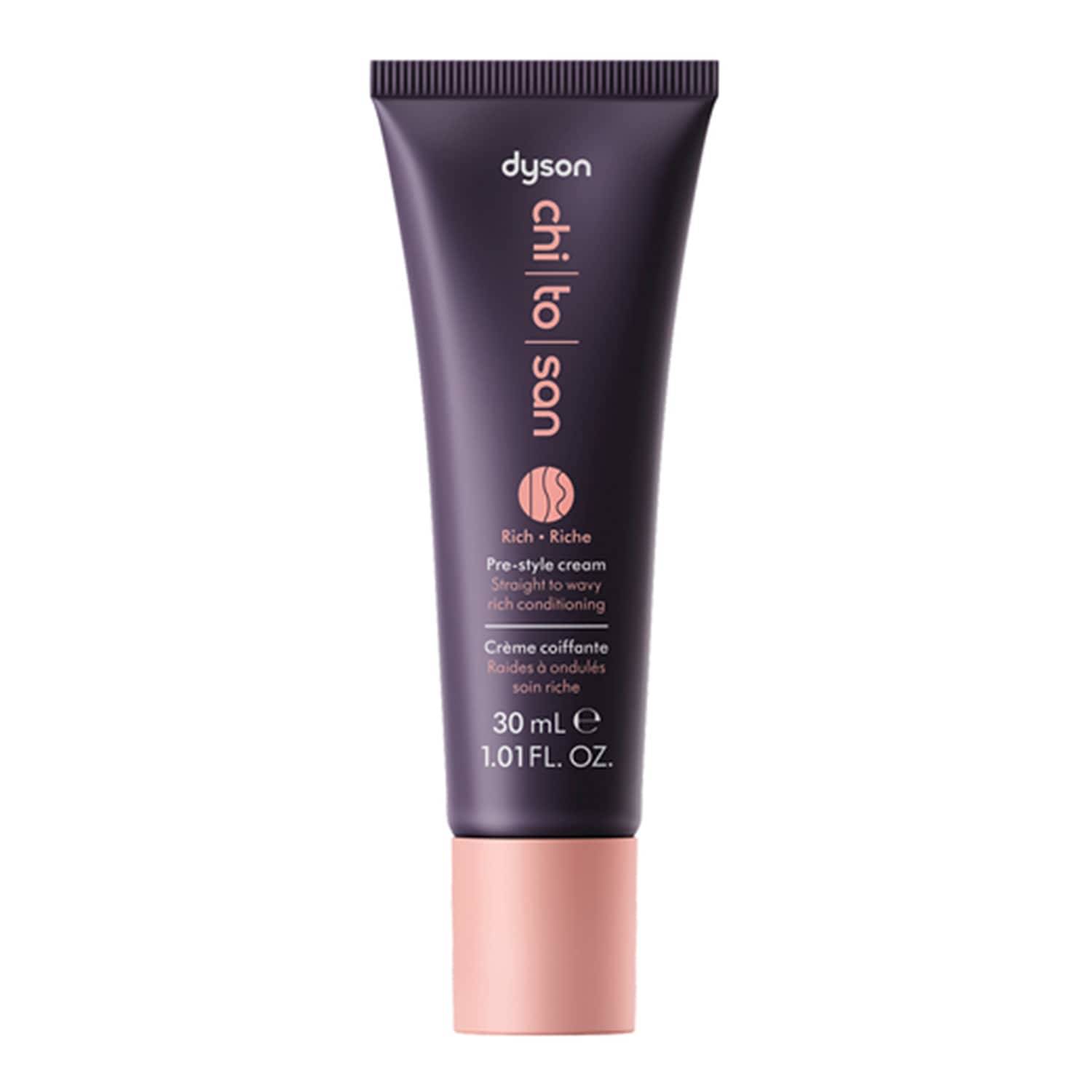 Dyson Chitosan Pre Style Cream Mini Straight To Wavy Rich Conditioning 30Ml