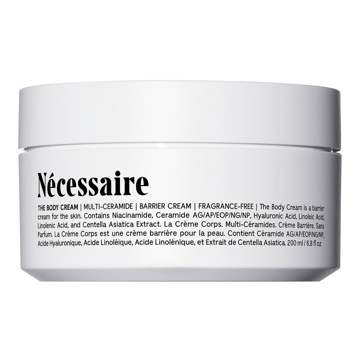 Necessaire The Body Cream Fragrance-Free 200Ml