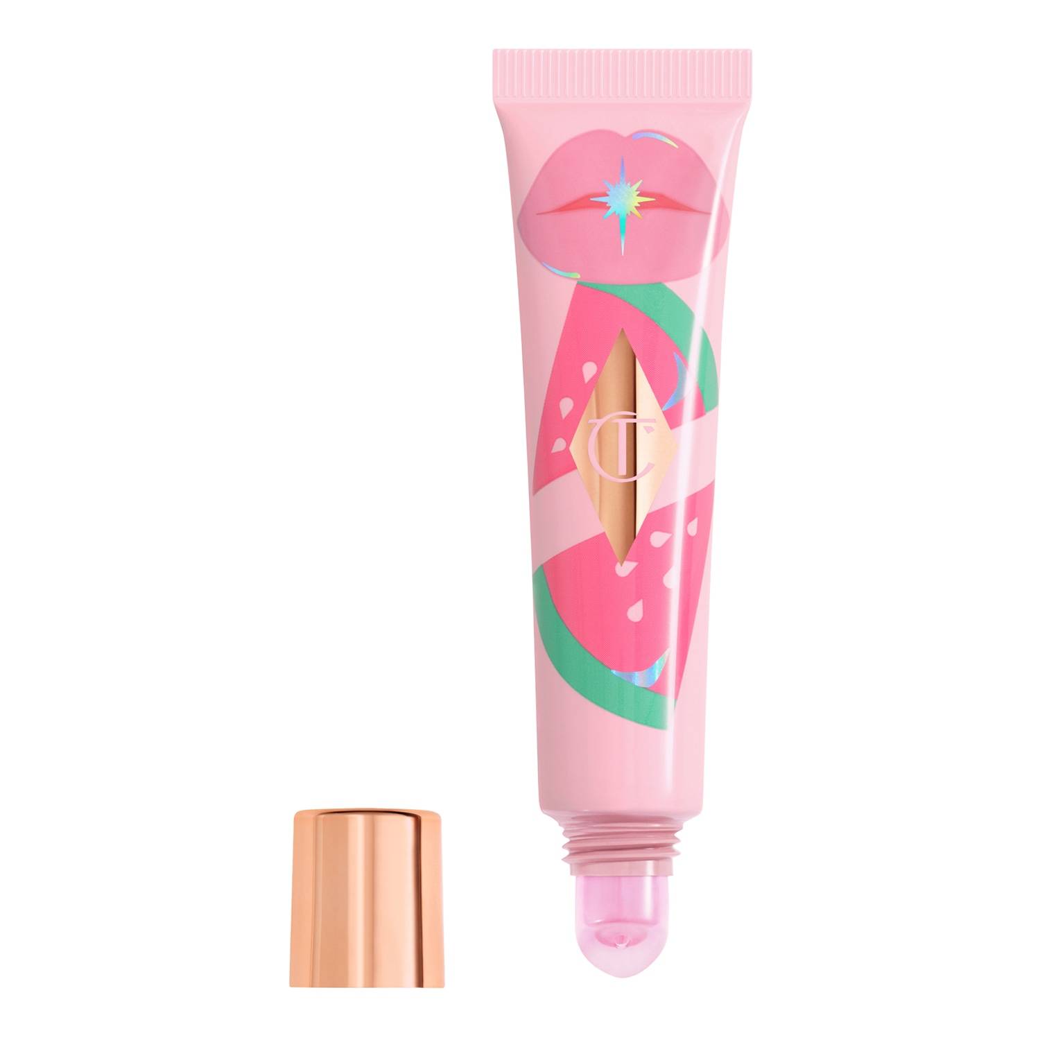 Charlotte Tilbury Unreal Lips Healthy Glow Nectar Oil - Lip Oil 14Ml Juicylicious Pink Watermelon