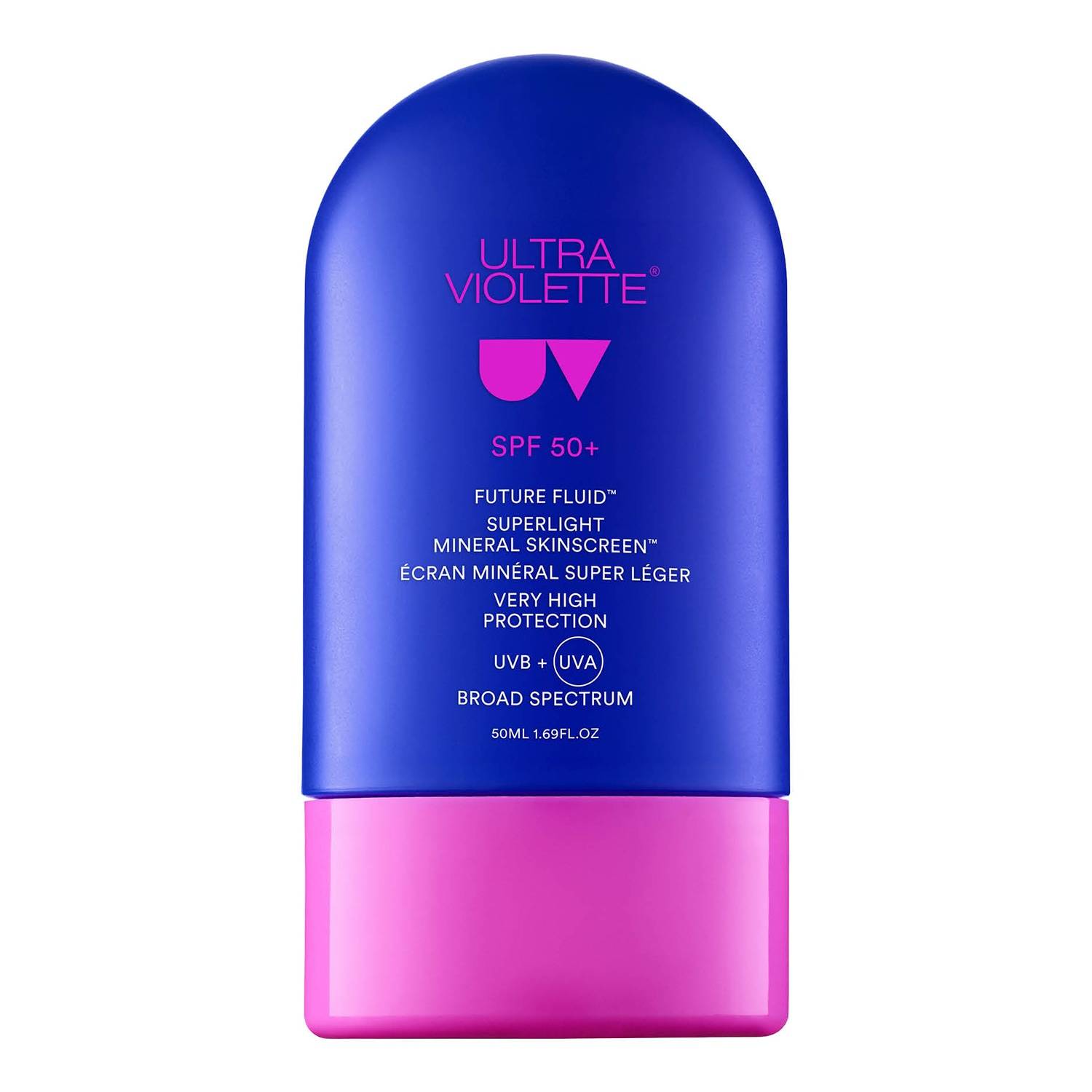 Ultra Violette Future Fluid Spf 50+ Lightweight Zinc Skinscreen 50Ml