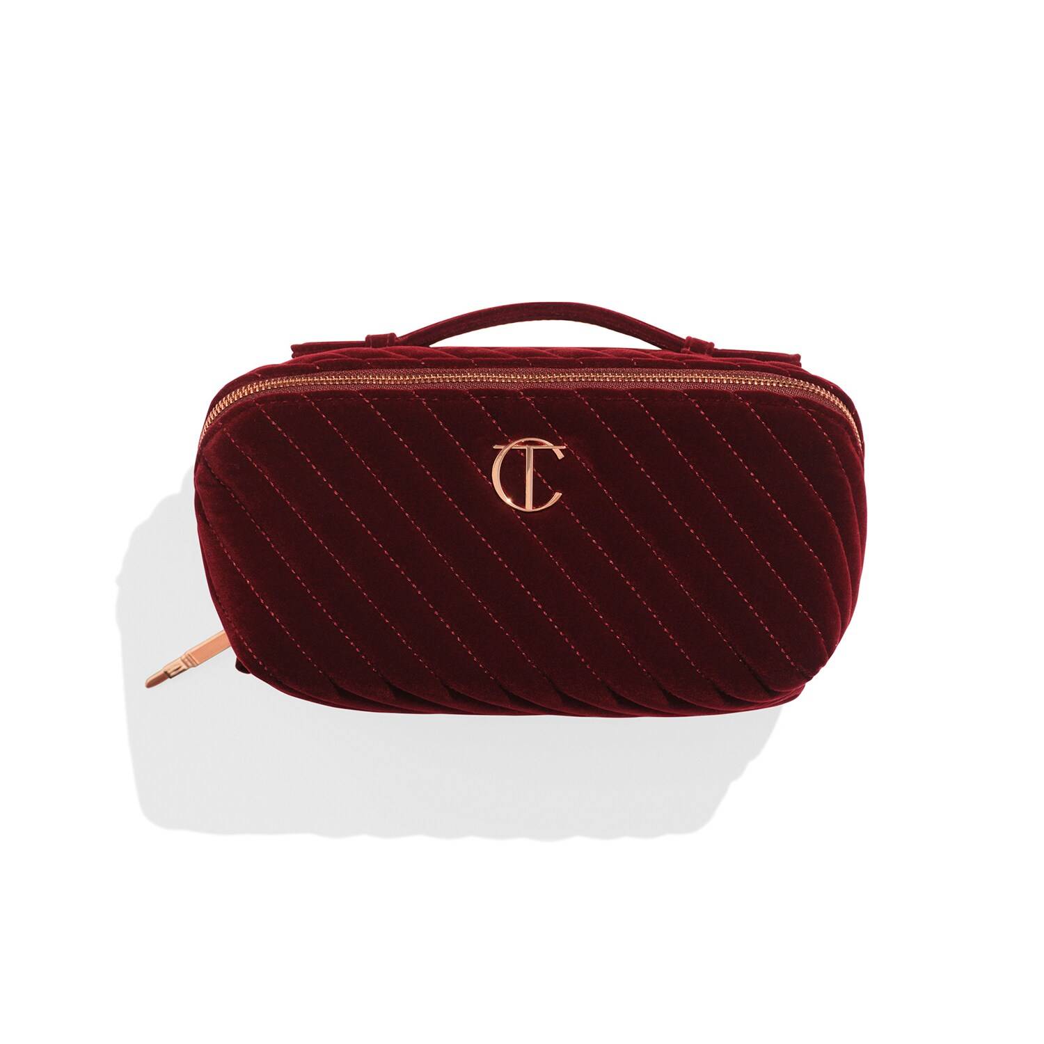 Charlotte Tilbury Organiser Velvet Make Up Bag Large