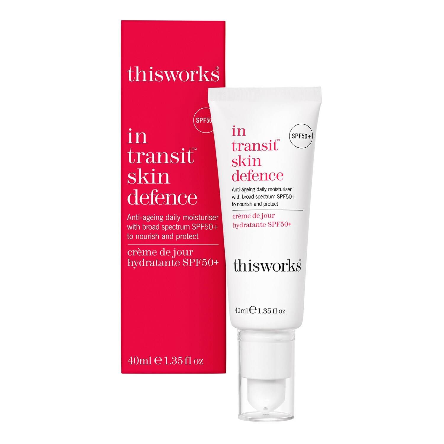 This Works In Transit Skin Defence Spf50 40Ml