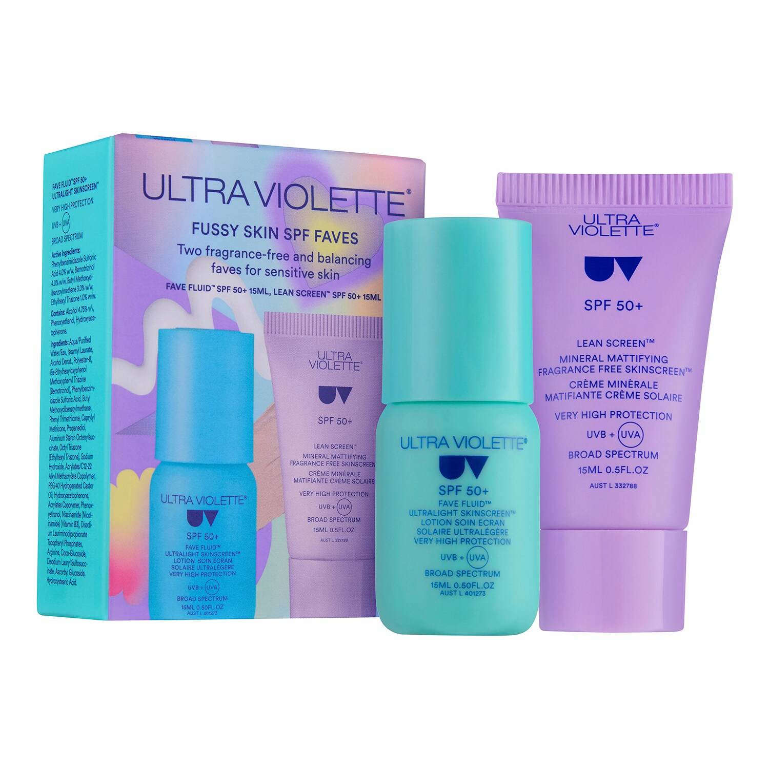 Ultra Violette Fussy Skin Spf Faves Set